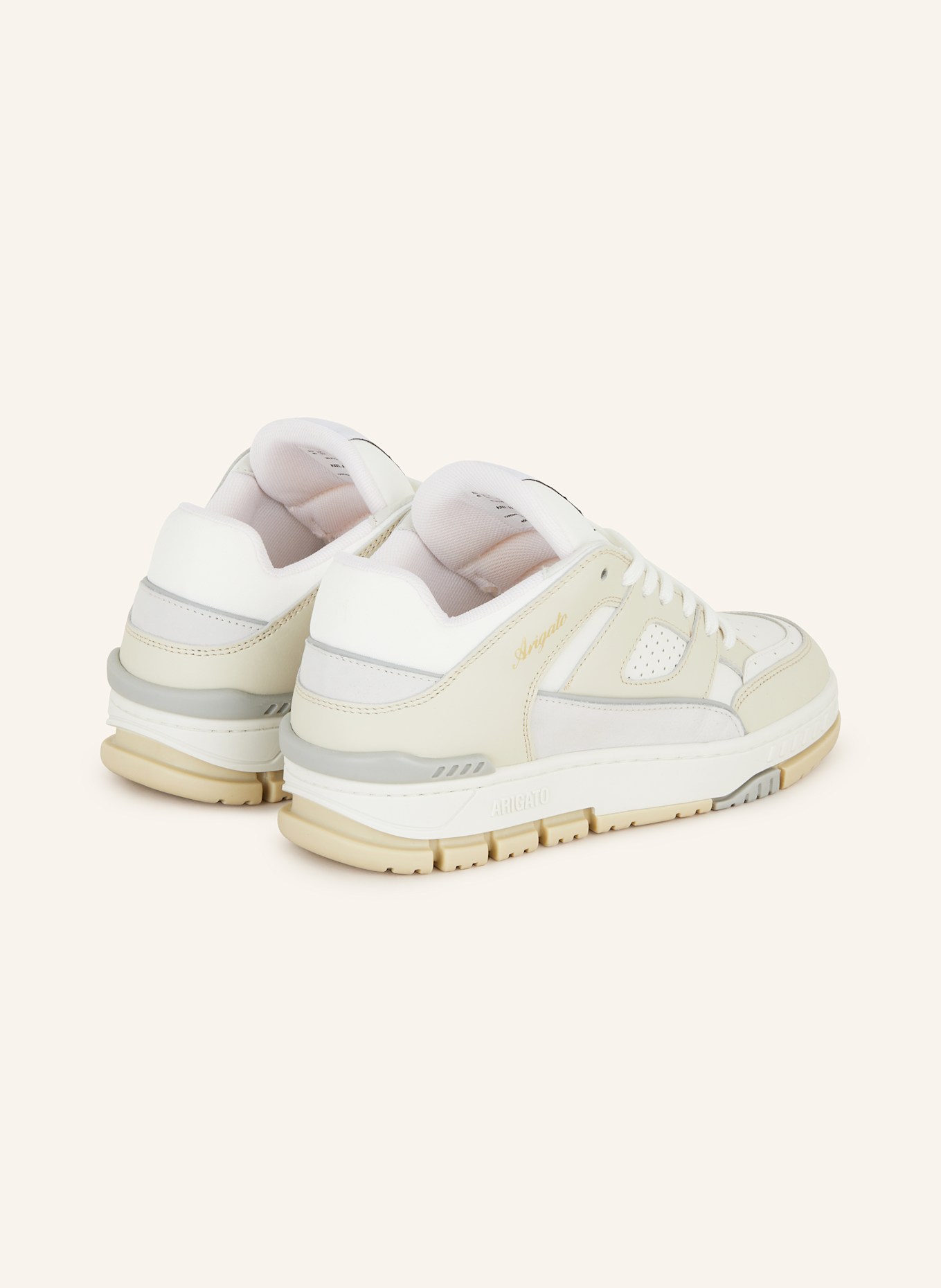 AXEL ARIGATO Sneaker AREA LO: WEISS/ BEIGE/ HELLGRAU