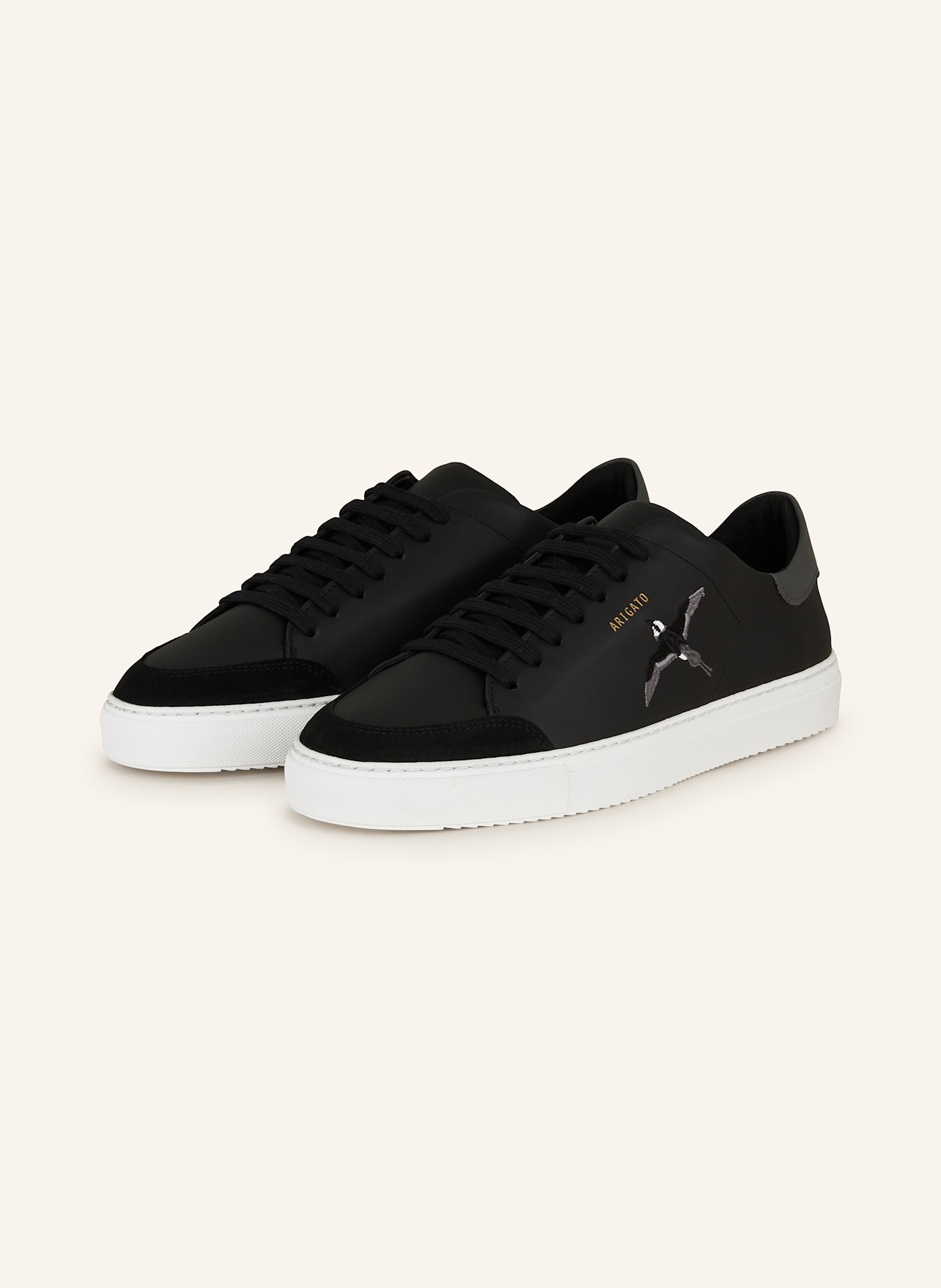 AXEL ARIGATO Sneaker CLEAN 90 B BIRD: SCHWARZ / DUNKELGRAU