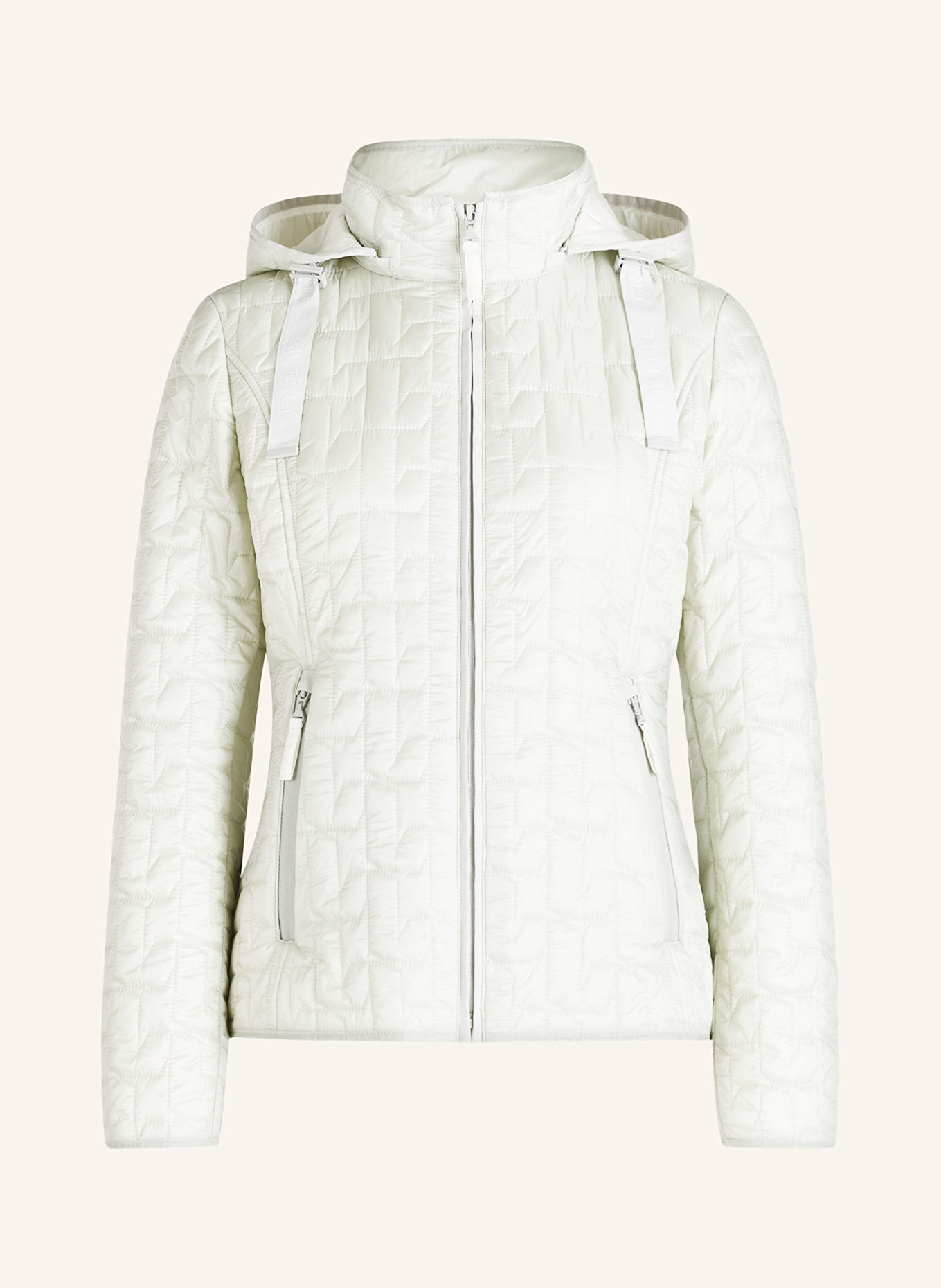 GIL BRET Steppjacke mit abnehmbarer Kapuze, Farbe: HELLGRAU (Bild 1)