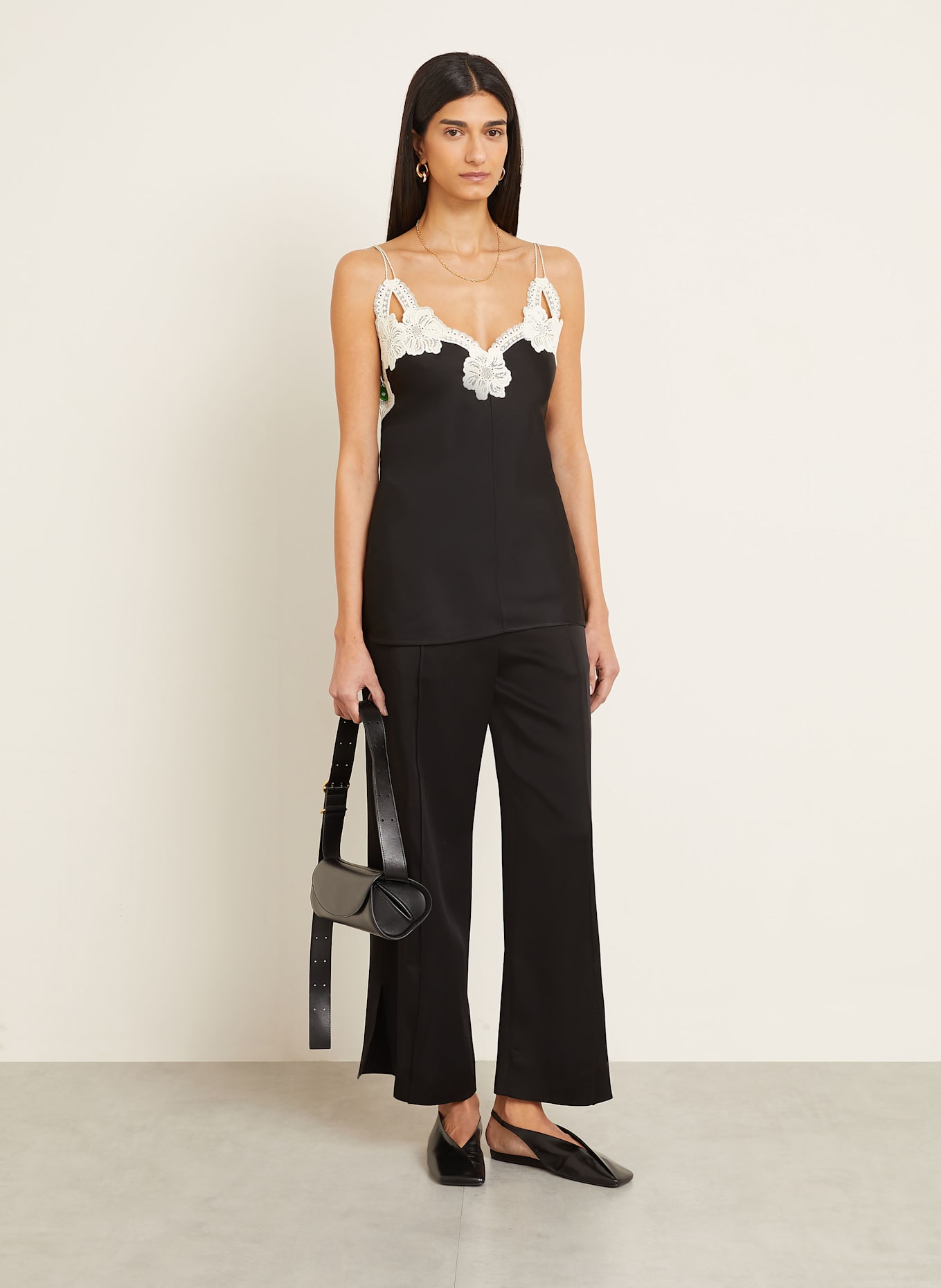 JIL SANDER Kalhoty: ČERNÁ