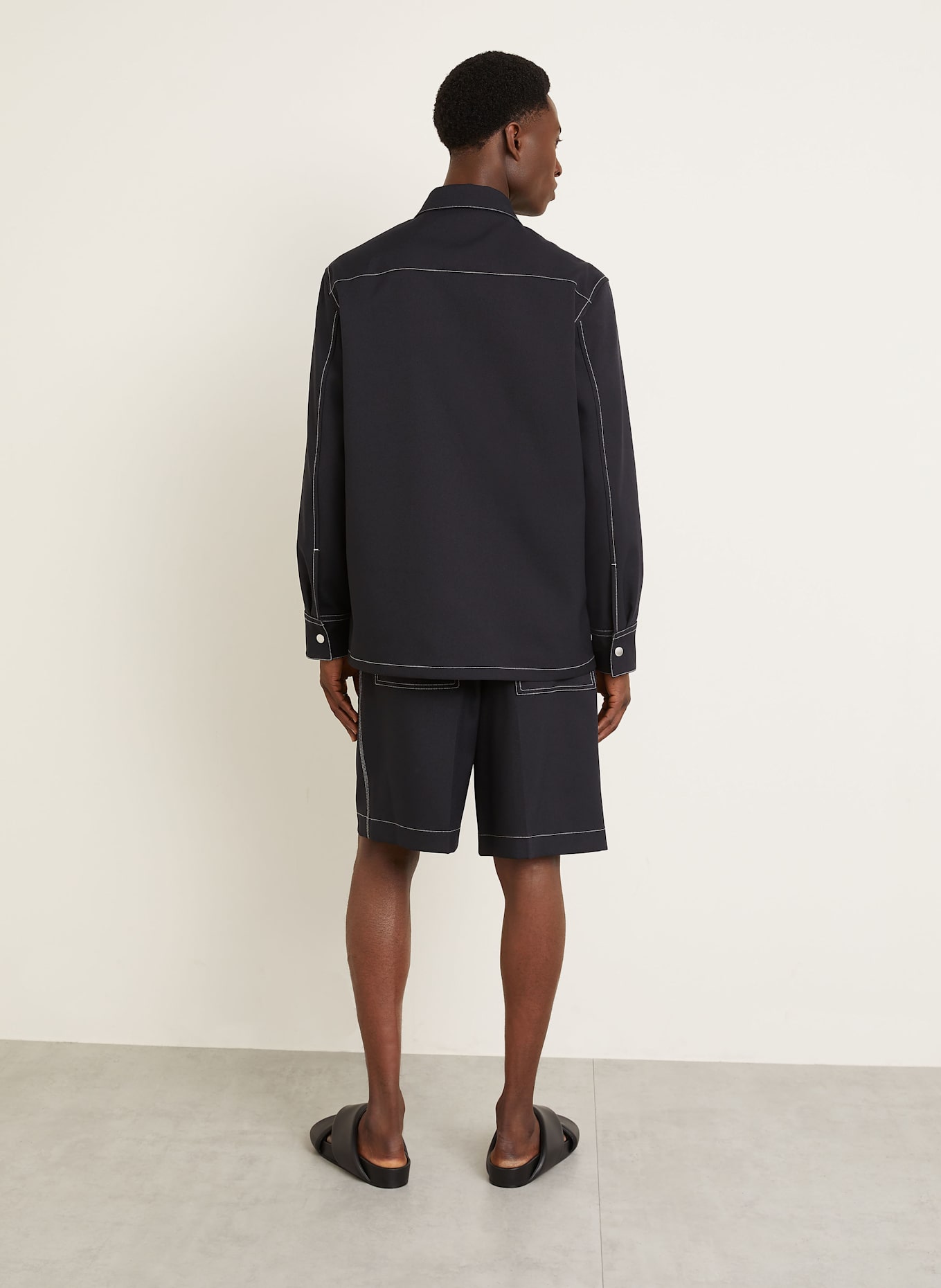 JIL SANDER Shorts in dark blue