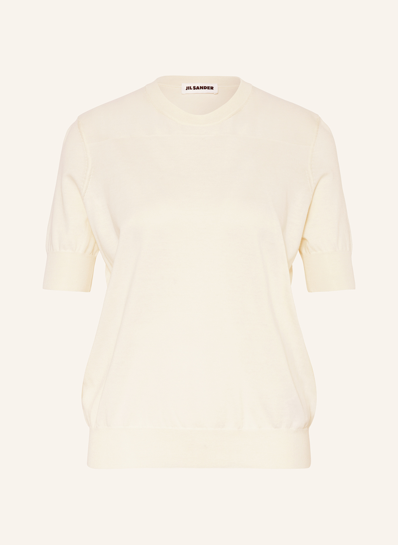 JIL SANDER Strickshirt: WEISS