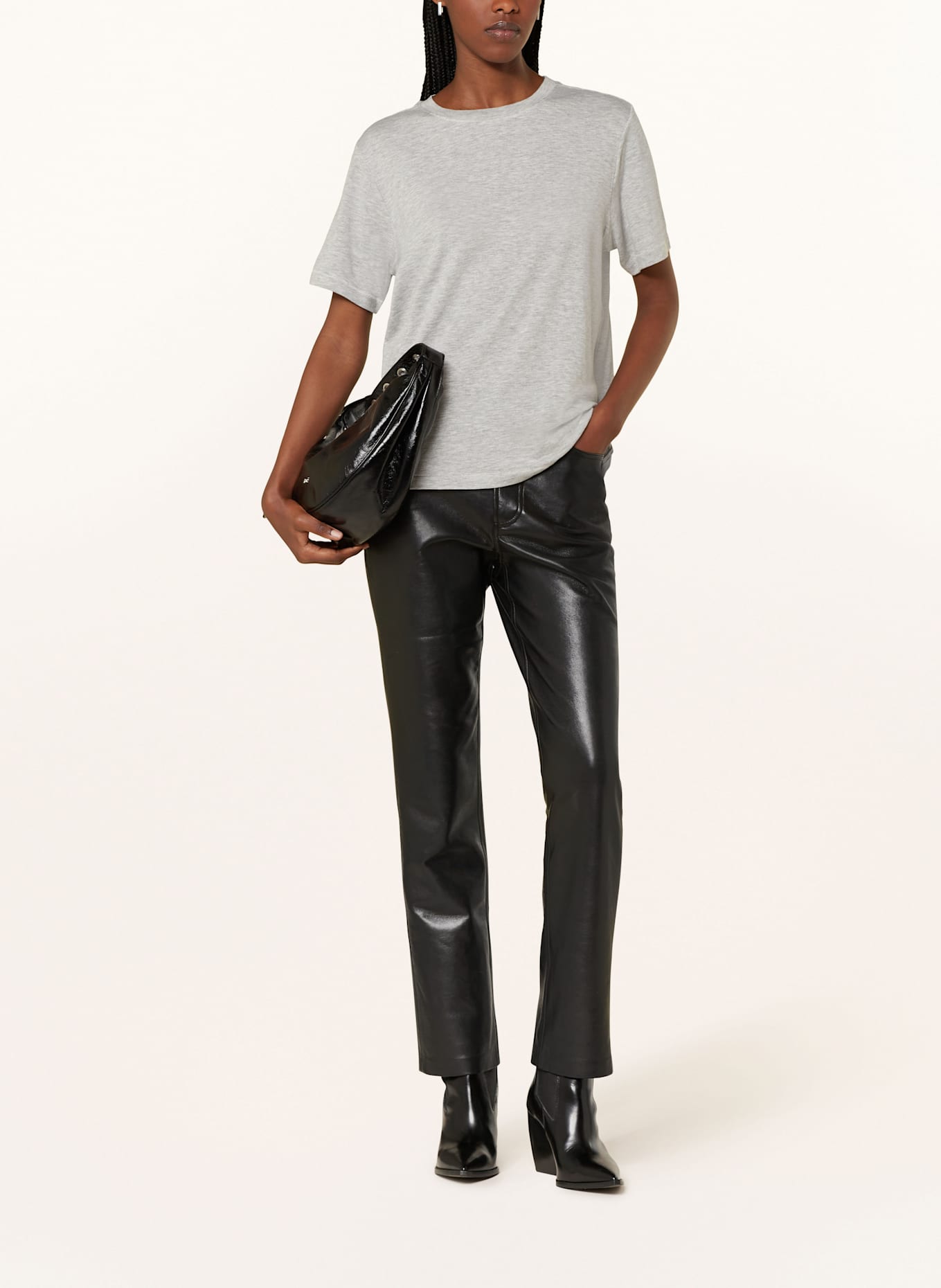 TRUE RELIGION Tričko: ŠEDÁ