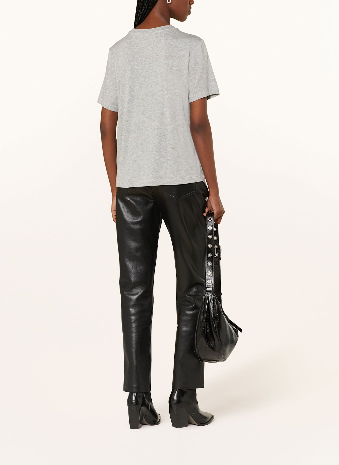 TRUE RELIGION Tričko: ŠEDÁ