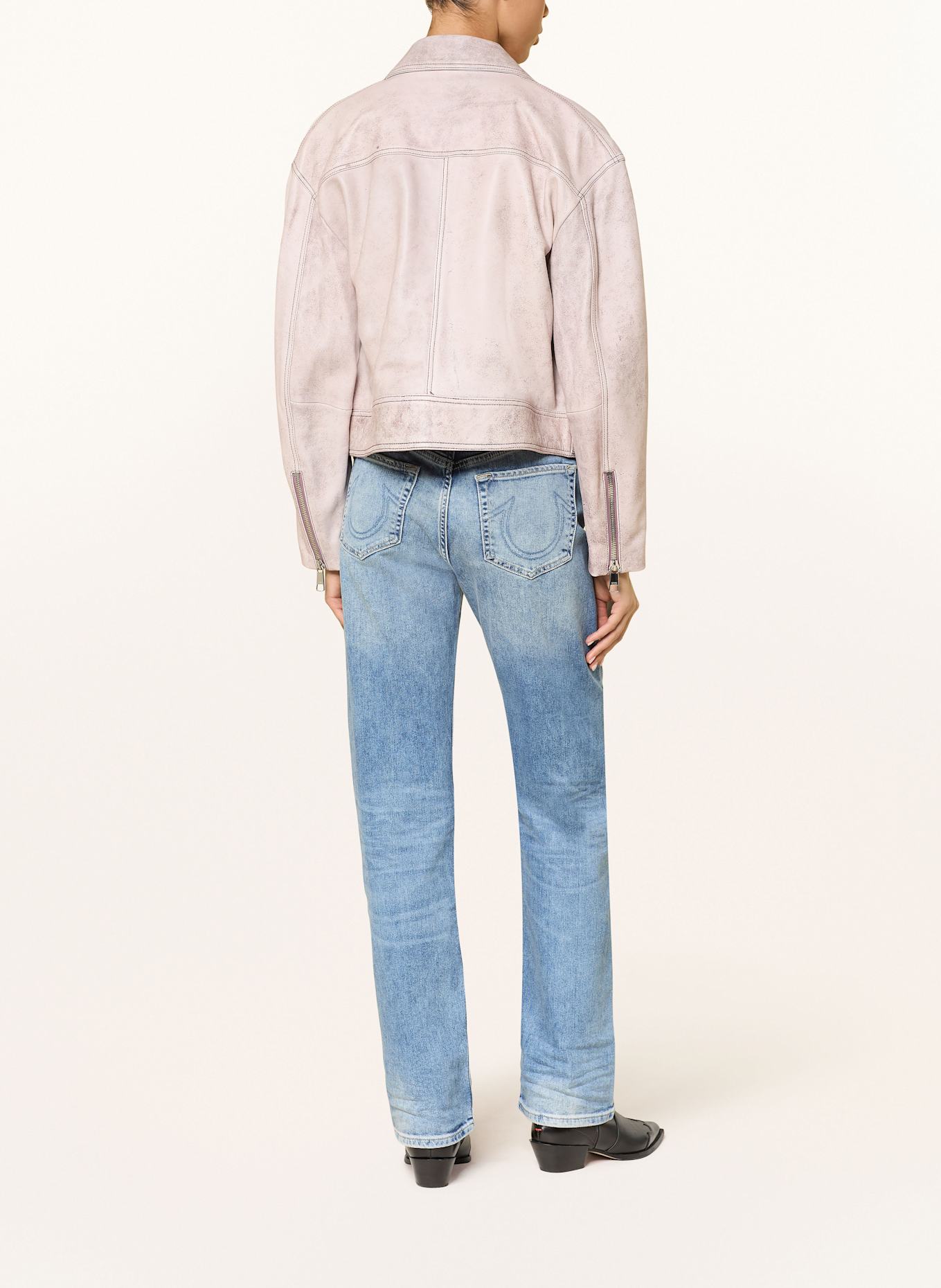 TRUE RELIGION Džíny v roztrhaném stylu KATE: 4000 LIGHT BLUE