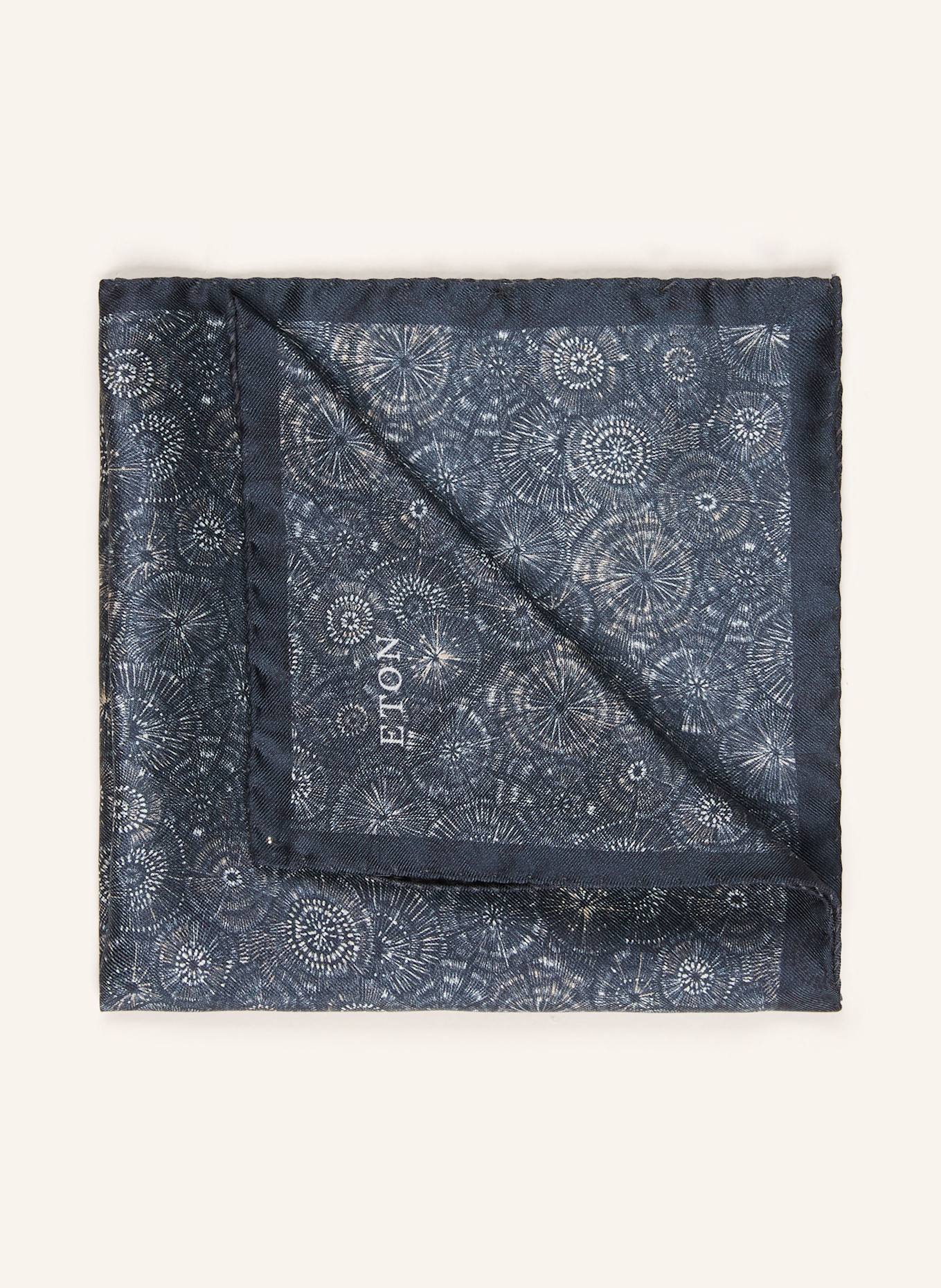 ETON Pocket square: DARK BLUE / WHITE