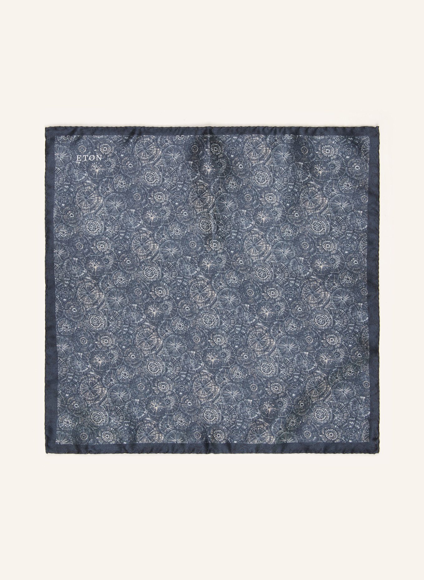 ETON Pocket square: DARK BLUE / WHITE