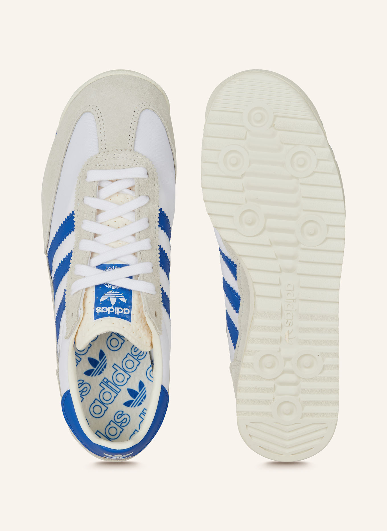 adidas Originals Sneaker SL 72 RS: WEISS/ HELLGRAU/ BLAU