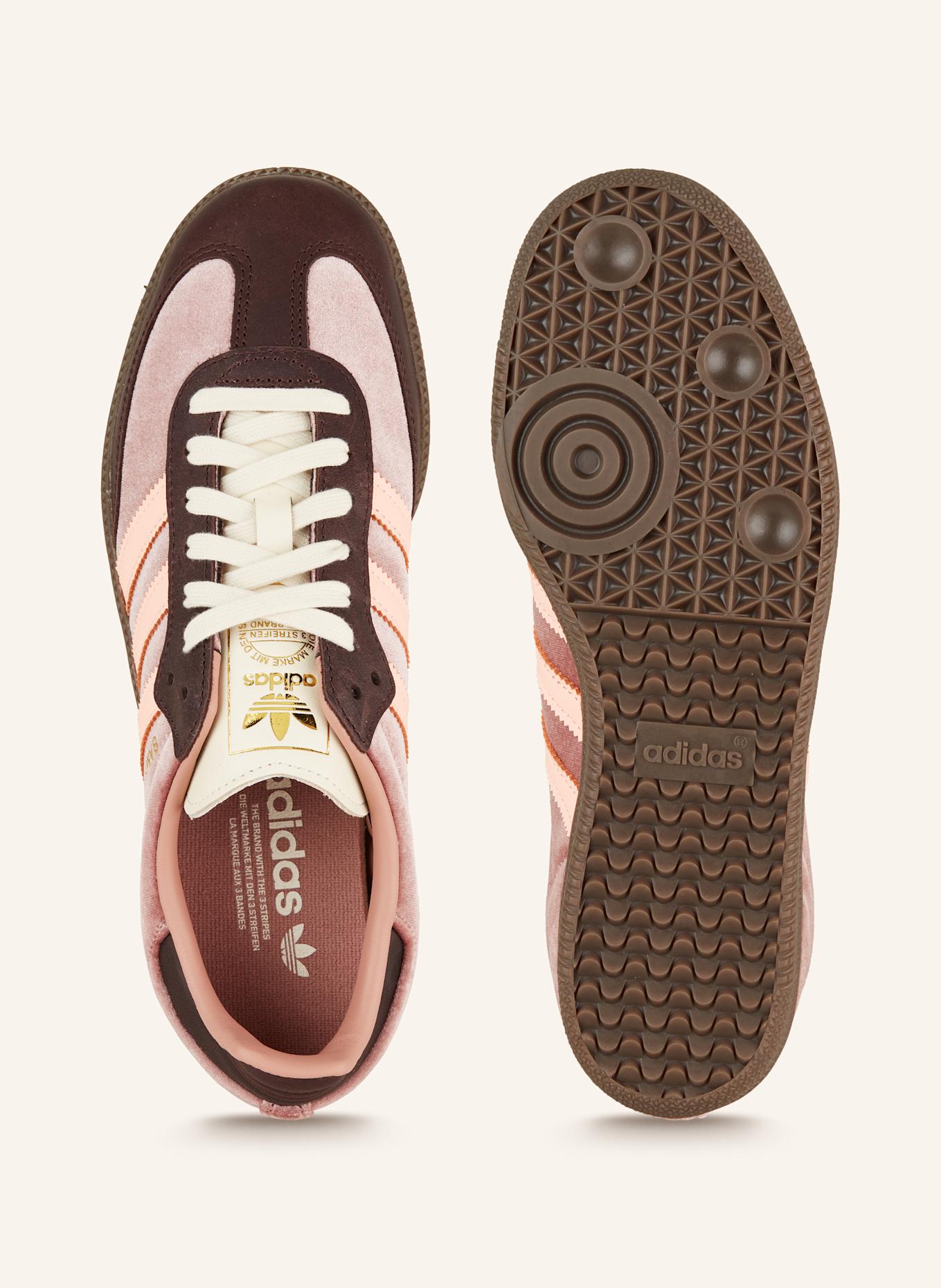 adidas Originals Sneaker SAMBA OG: ROSÉ / DUNKELROT
