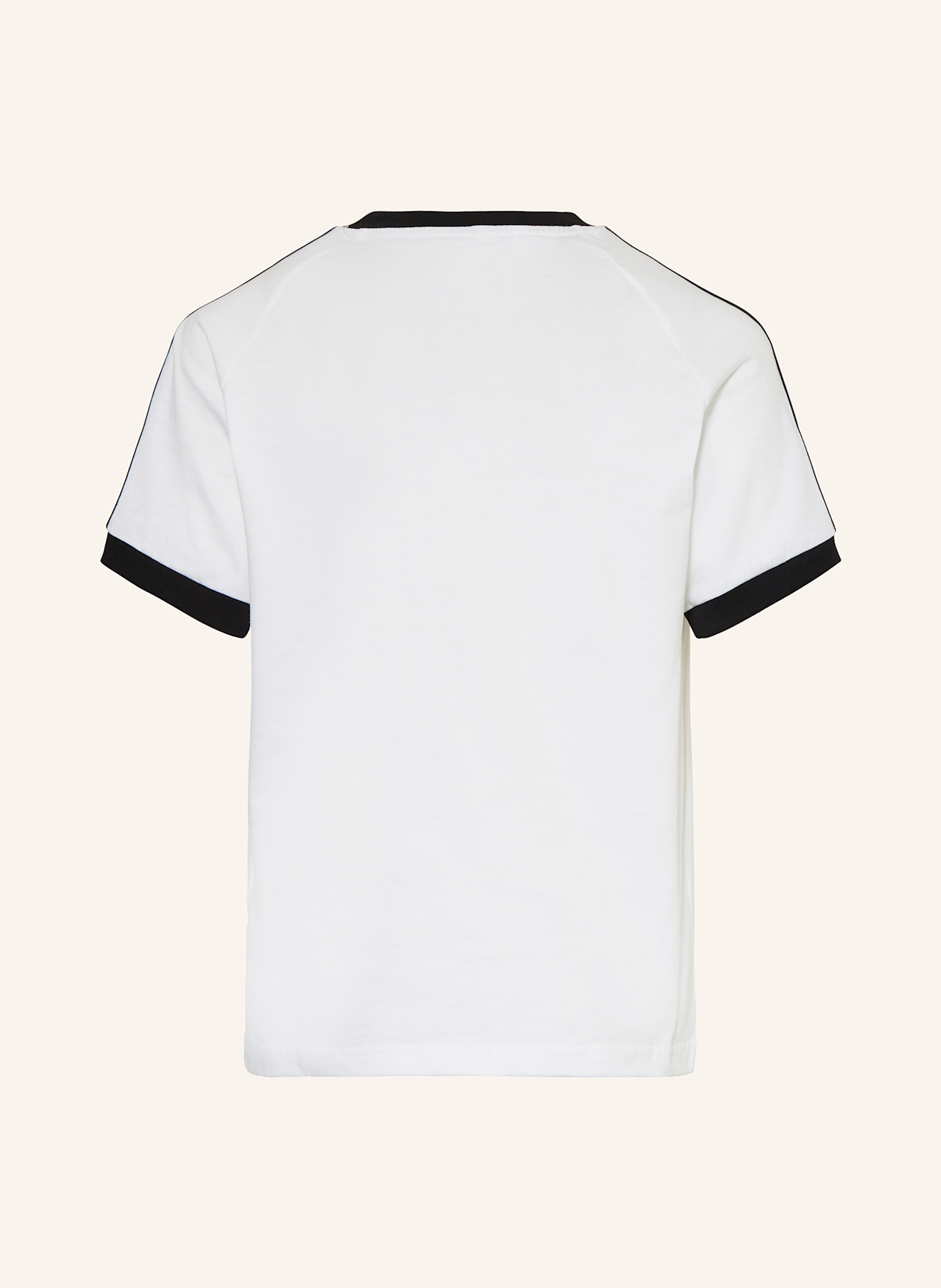 adidas Originals T-shirt ADICOLOR 3-STREIFEN: BIAŁY / CZARNY