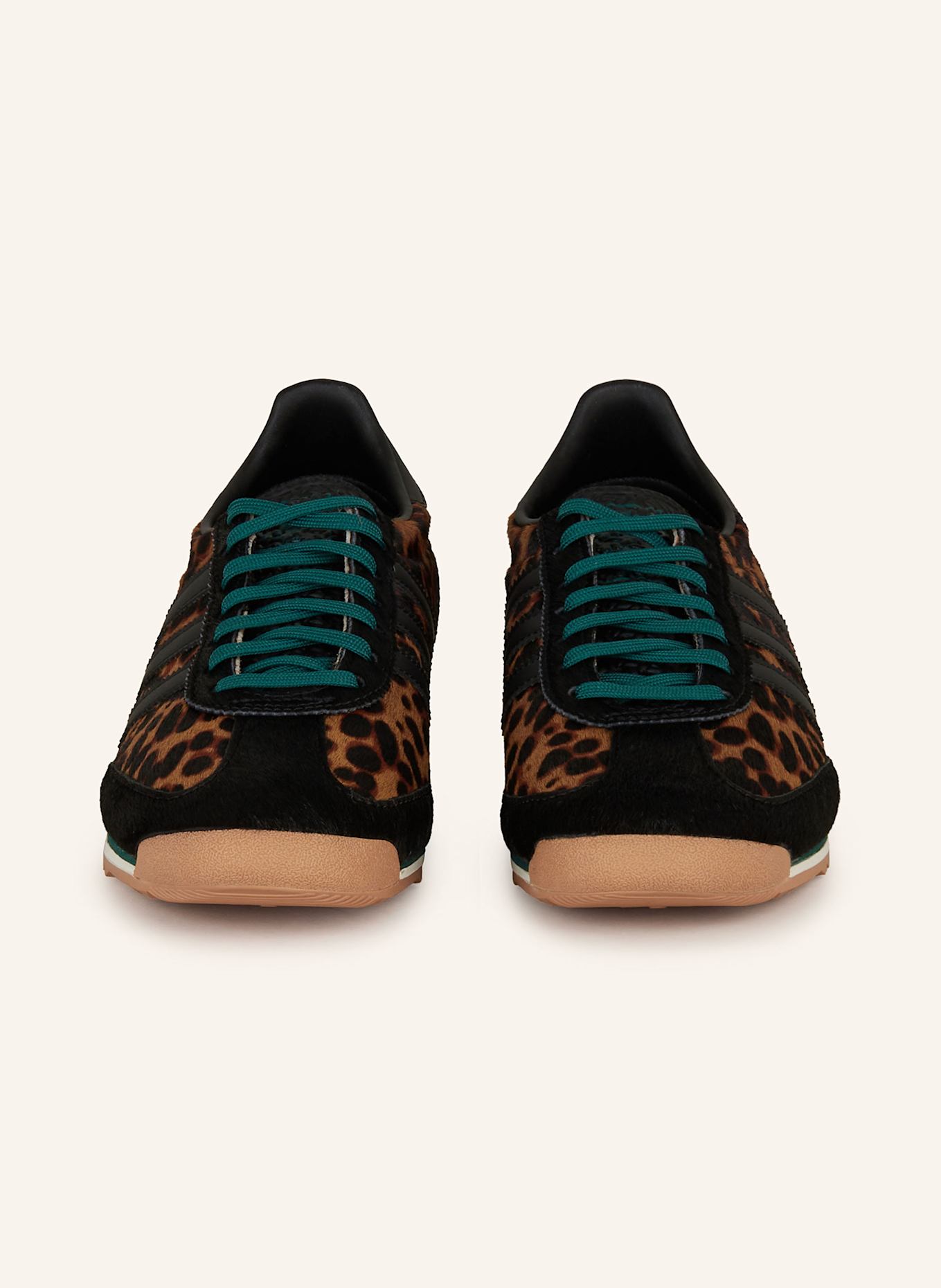 adidas Originals Sneakers SL 72 OG: BLACK / BROWN