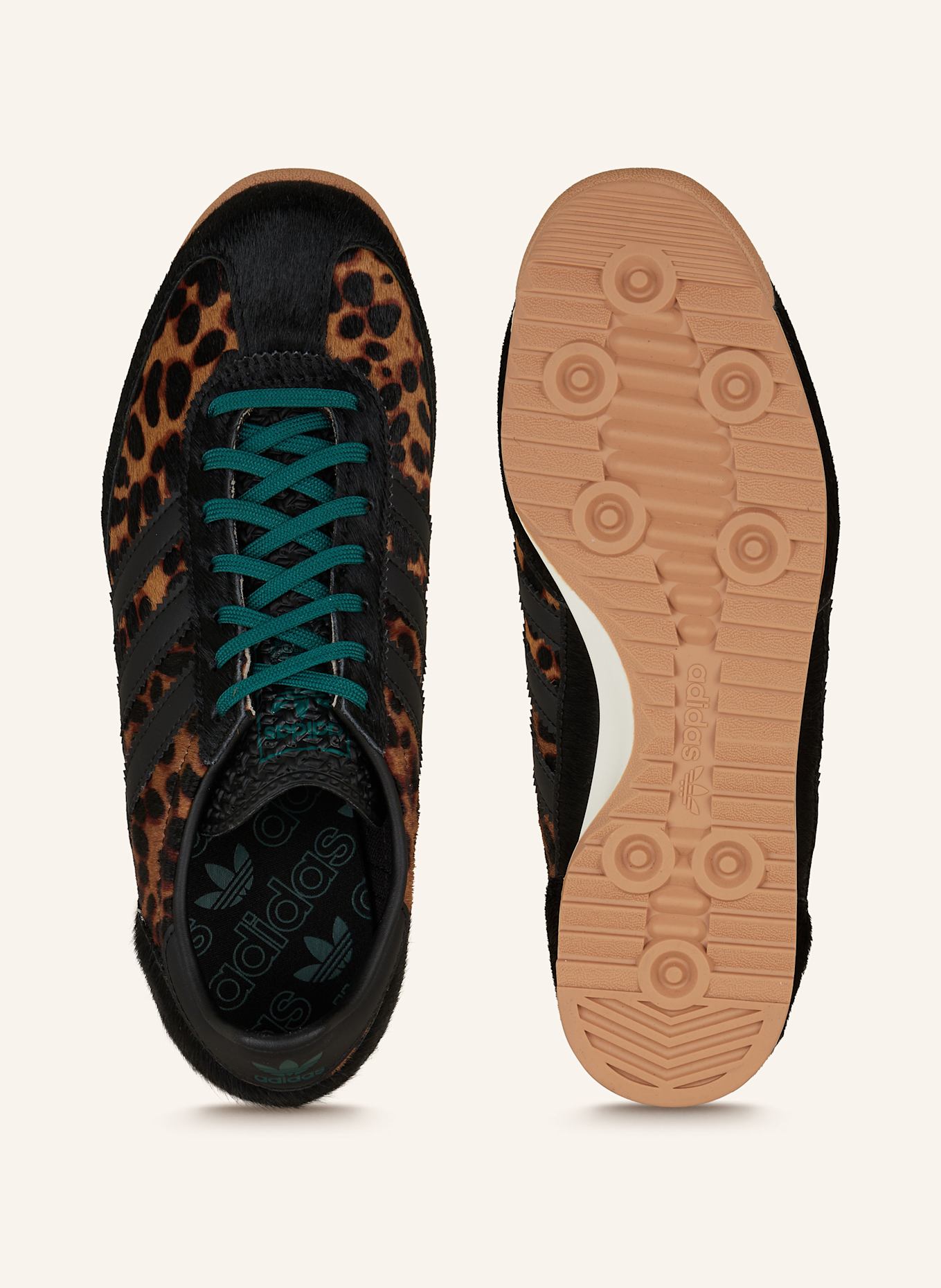 adidas Originals Sneakers SL 72 OG: BLACK / BROWN