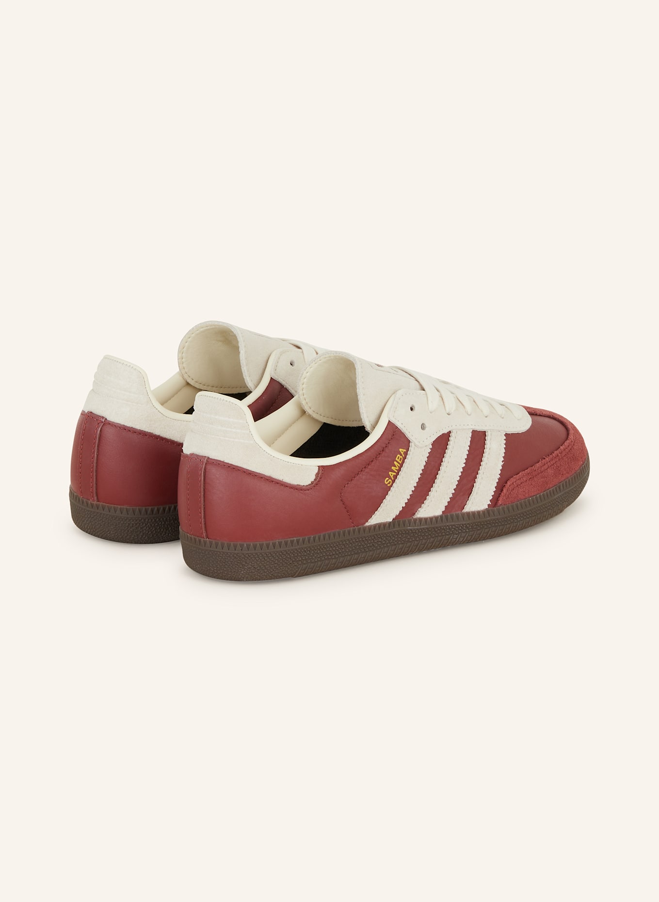 adidas Originals Sneaker SAMBA OG: DUNKELROT/ ECRU
