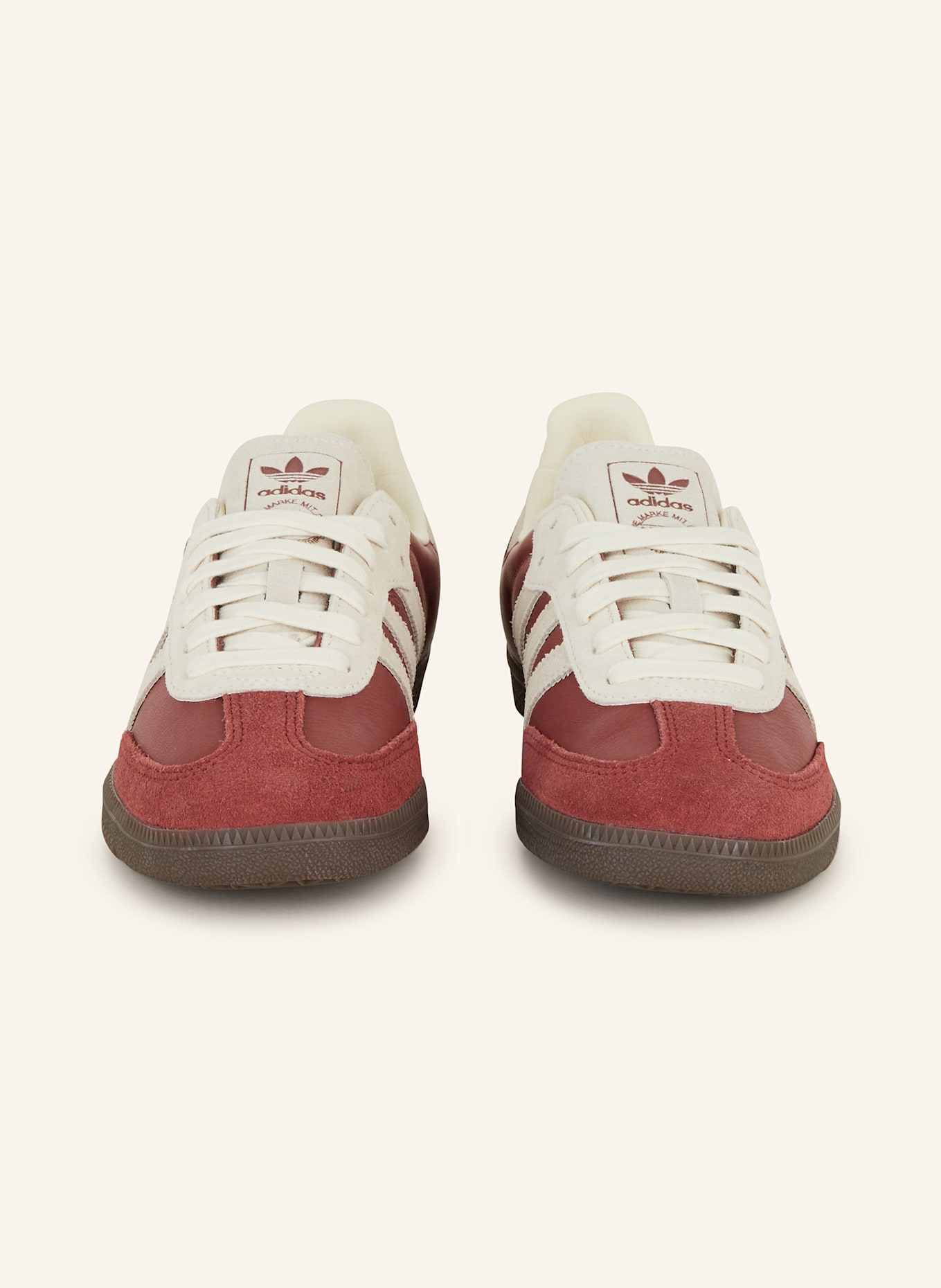 adidas Originals Sneaker SAMBA OG: DUNKELROT/ ECRU