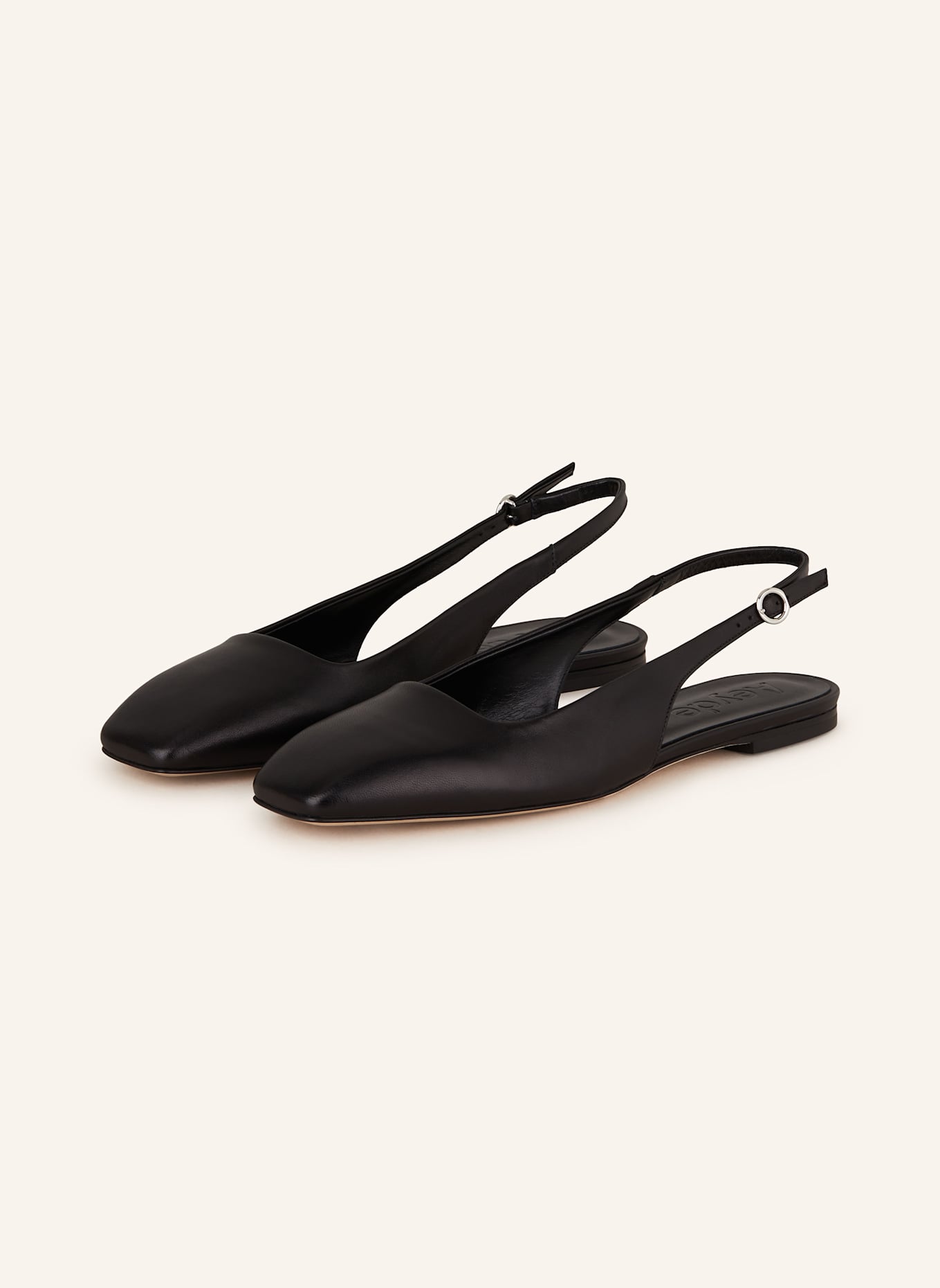 Aeyde Slingback ballerinas GERALDINE: BLACK