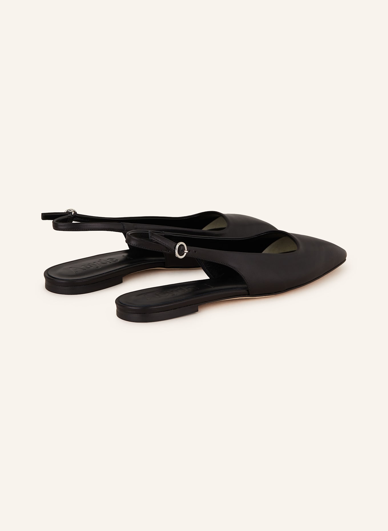 Aeyde Slingback ballerinas GERALDINE: BLACK