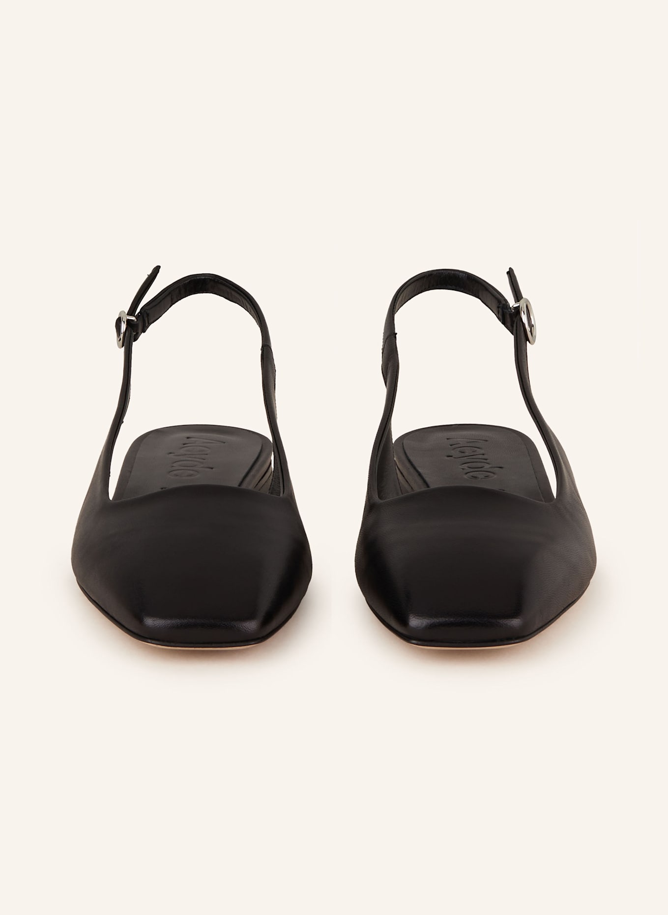 Aeyde Slingback ballerinas GERALDINE: BLACK