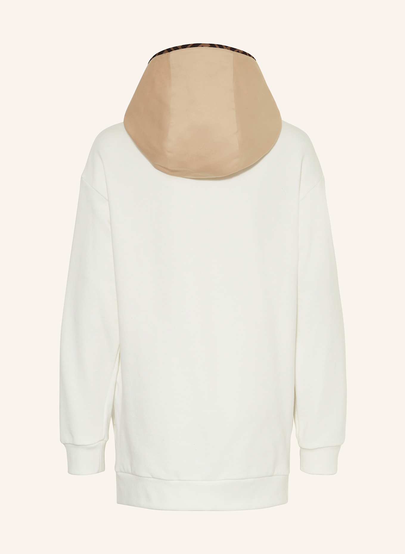 FENDI Jacke im Materialmix: CAMEL/ CREME/ DUNKELBRAUN
