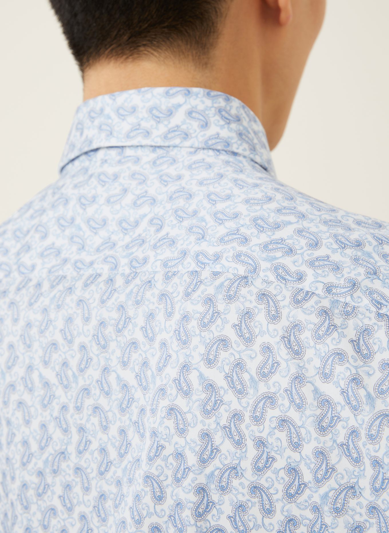 ETRO Hemd Regular Fit: WEISS/ BLAU/ HELLBLAU