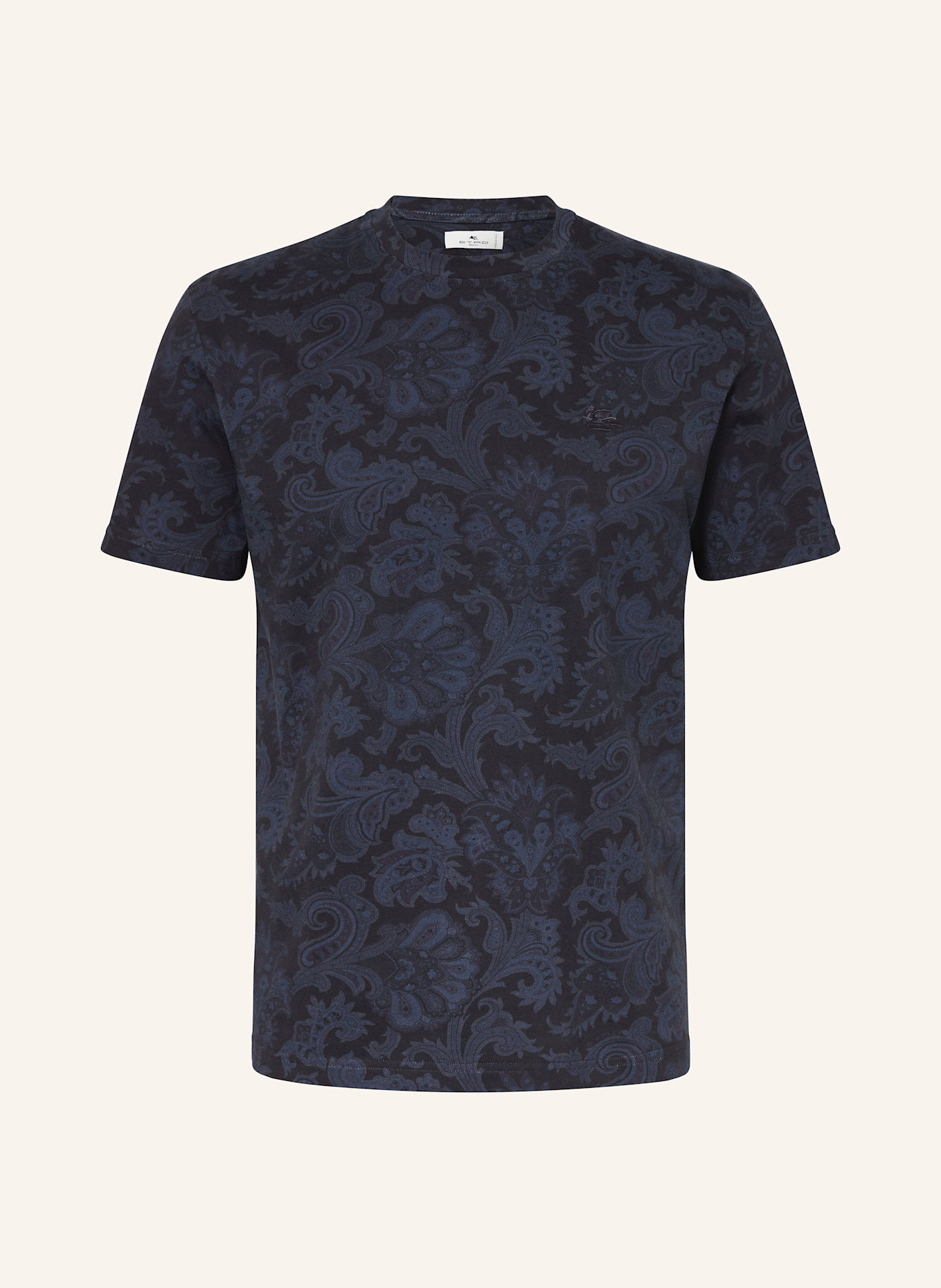 ETRO T-Shirt: DUNKELBLAU / BLAU