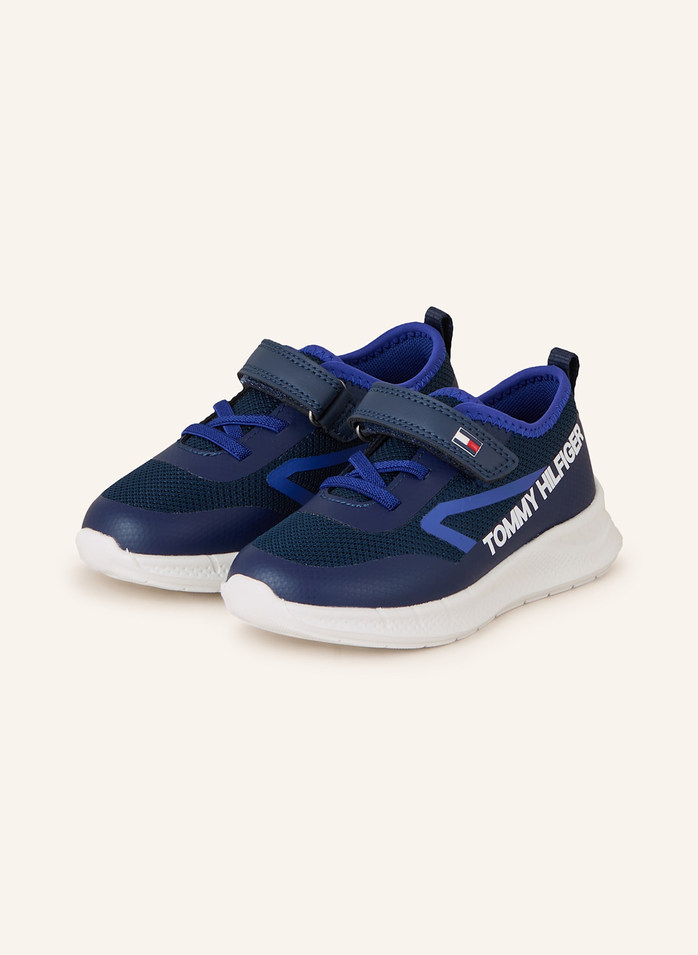 TOMMY HILFIGER Sneaker: DUNKELBLAU / BLAU