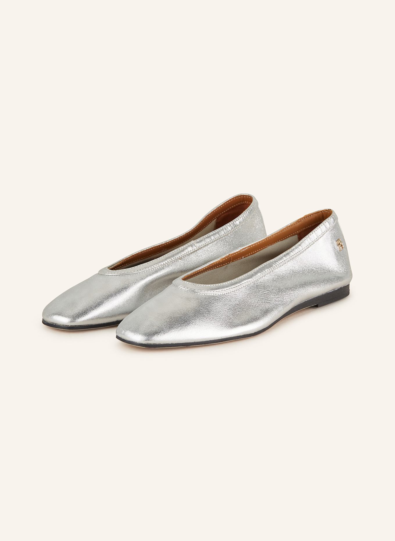 TOMMY HILFIGER Ballerinas: SILBER
