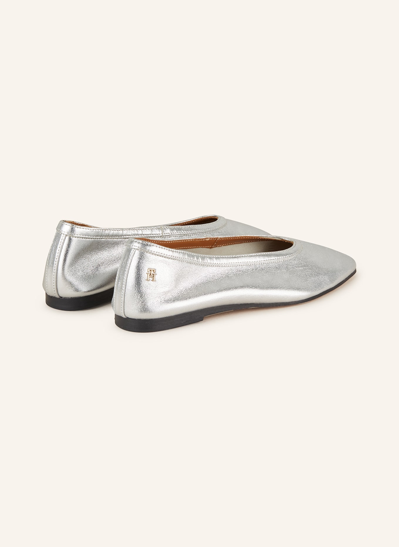 TOMMY HILFIGER Ballerinas: SILBER