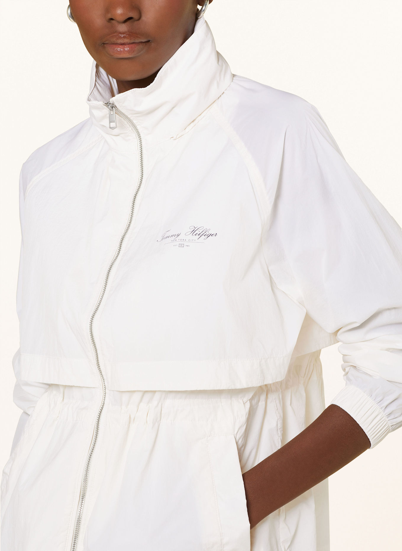 TOMMY HILFIGER Wiatrówka: JASNOŻÓŁTY
