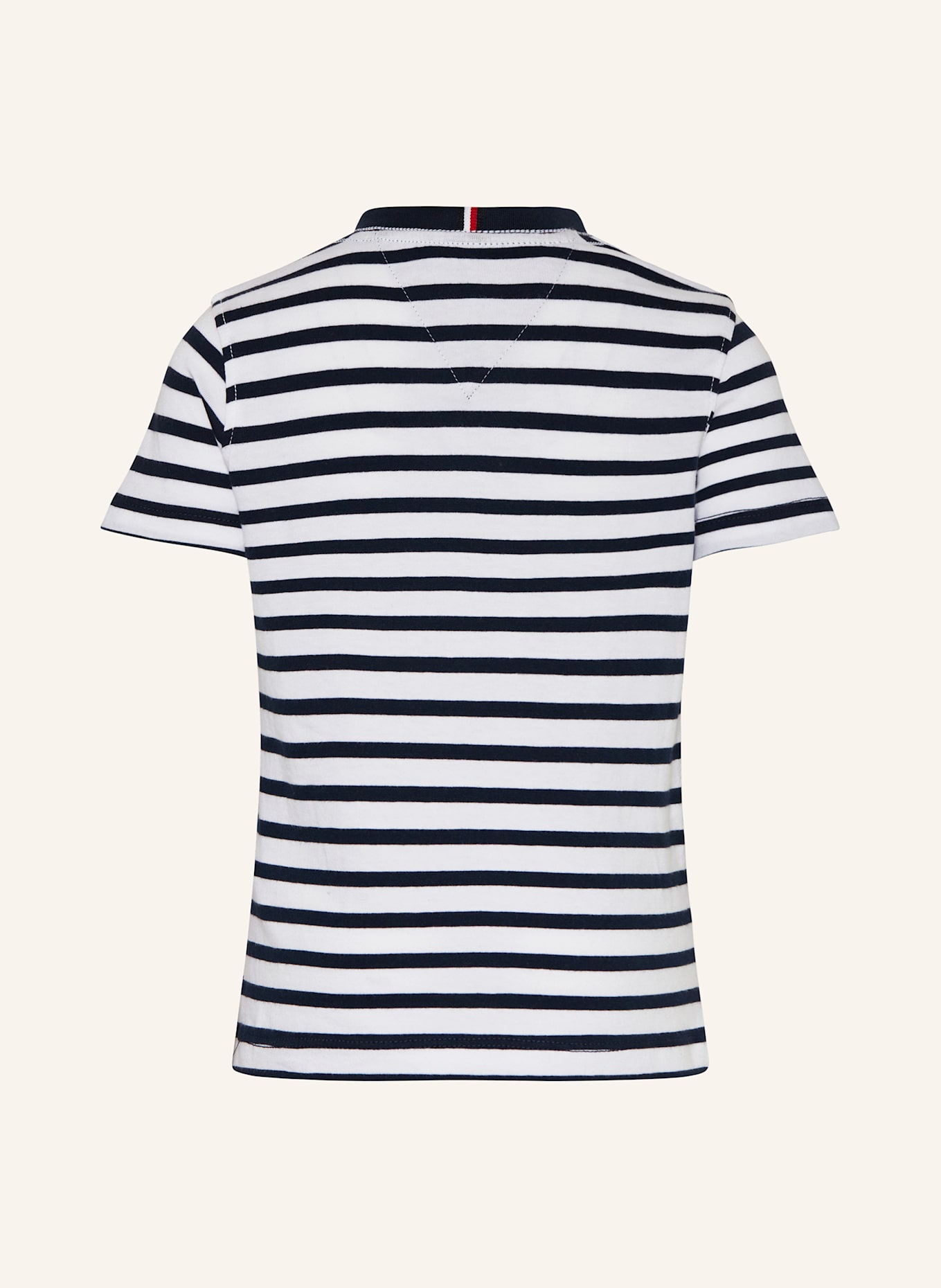 TOMMY HILFIGER Tričko: TMAVĚ MODRÁ / BÍLÁ