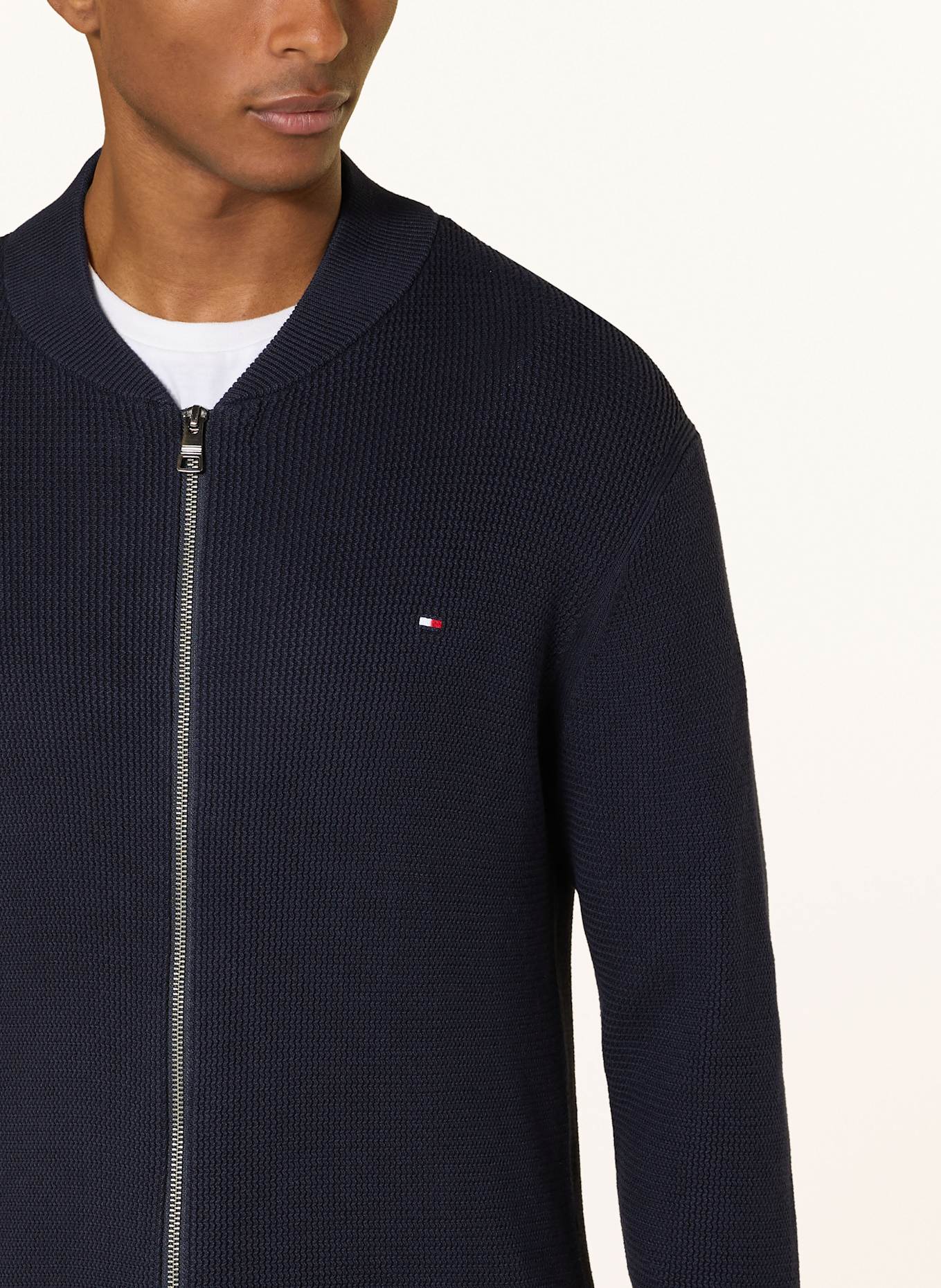 TOMMY HILFIGER Cardigan: DARK BLUE