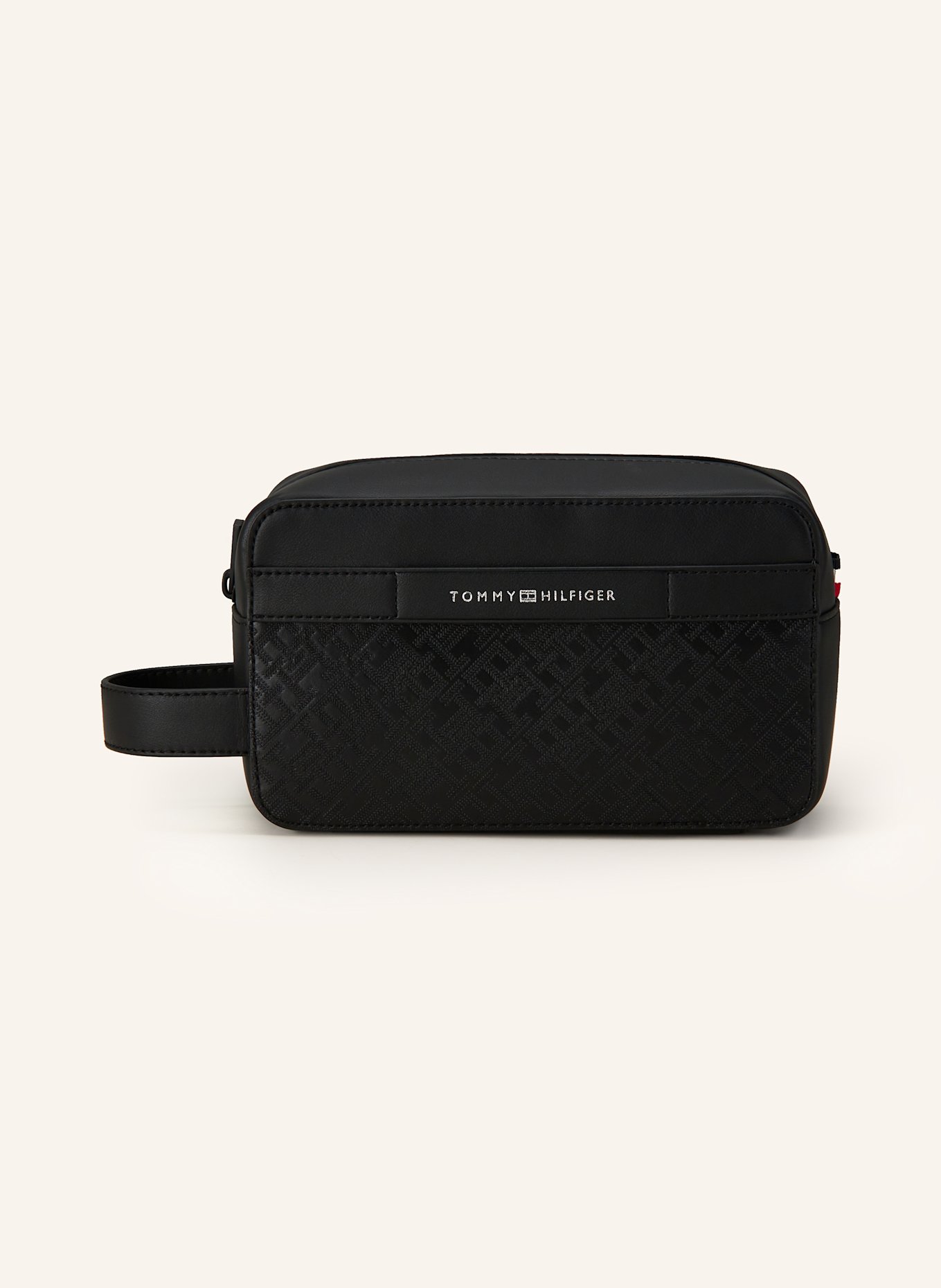 TOMMY HILFIGER Toiletry bag: BLACK