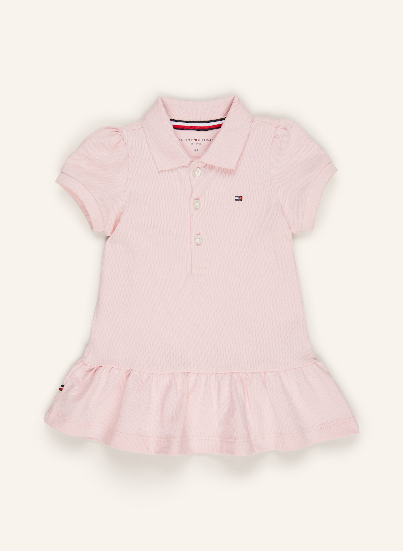 TOMMY HILFIGER Piqué-Polokleid: HELLROSA