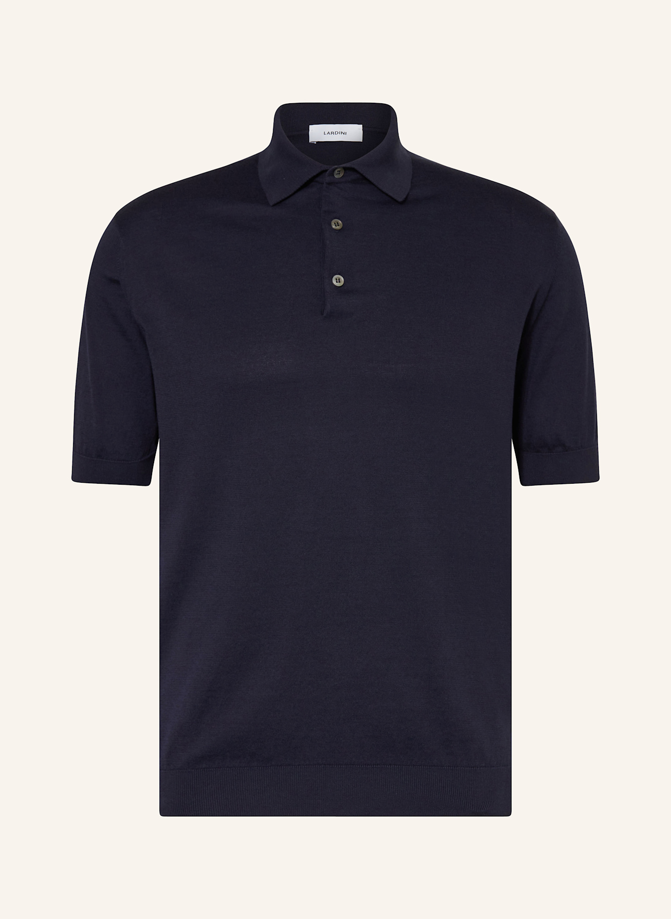 LARDINI Koszulka polo z dzianiny: GRANATOWY