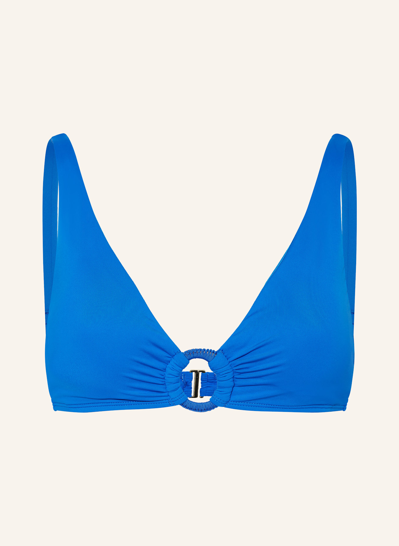 LAUREN RALPH LAUREN Bralette-Bikini-Top BEACH CLUB SOLIDS: BLAU