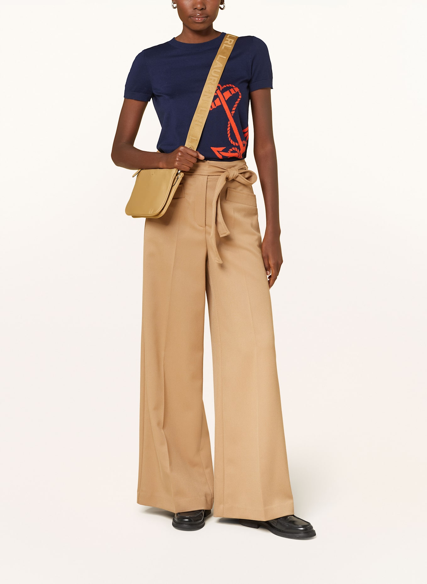 LAUREN RALPH LAUREN Torba na ramię LANDYN: BEŻOWY