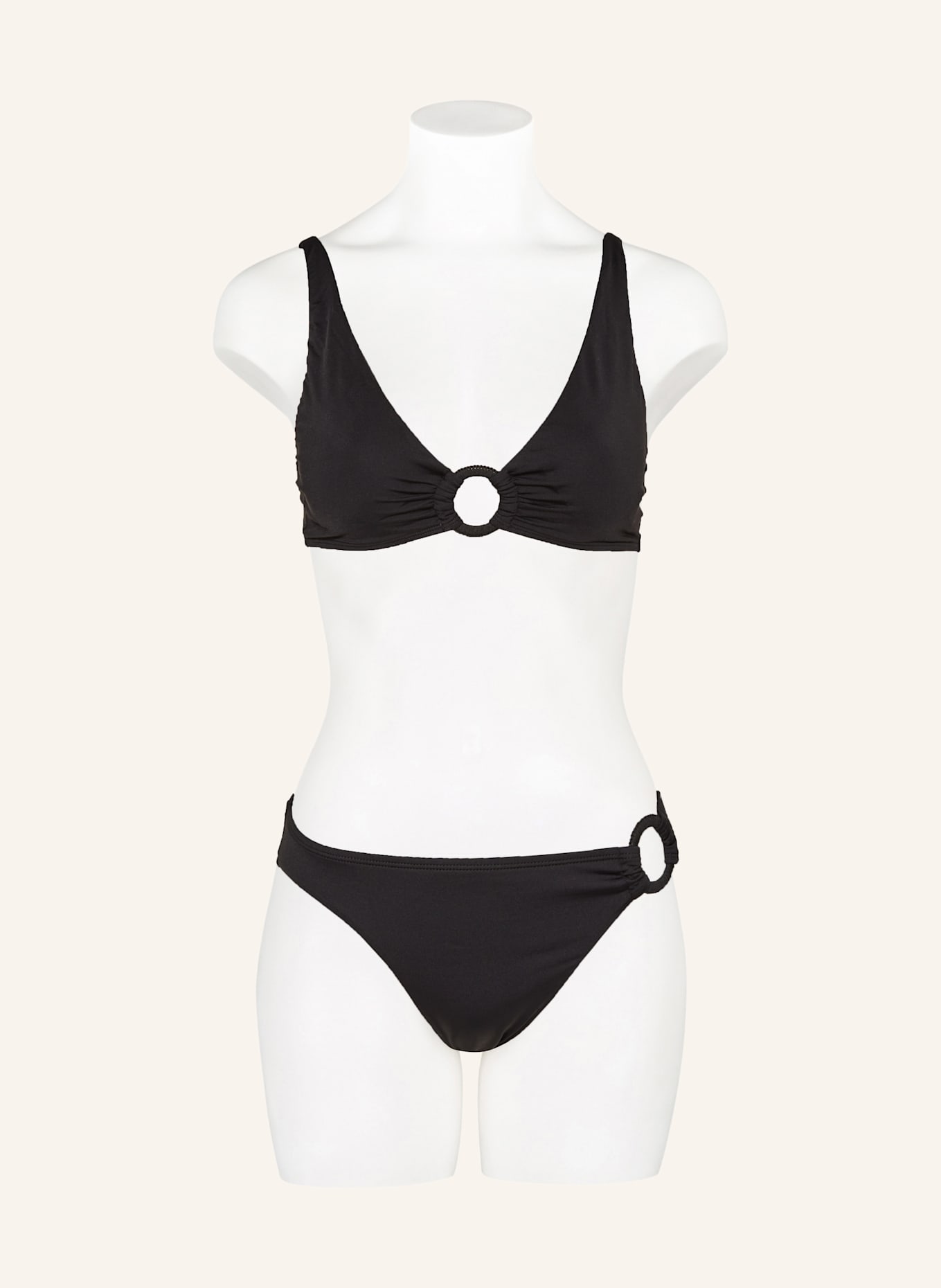 LAUREN RALPH LAUREN Basic bikini bottoms: BLACK