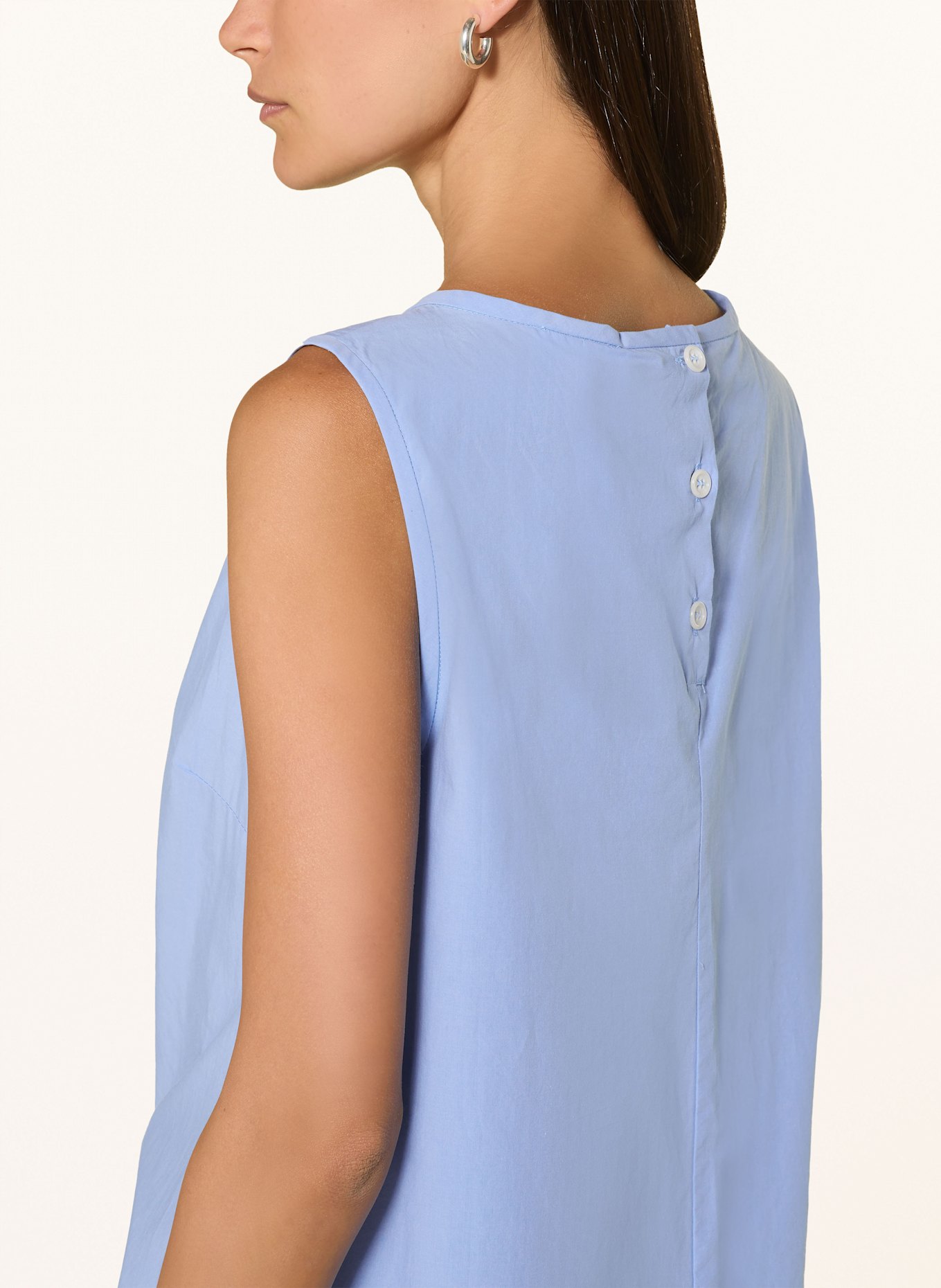 ottod'ame Bluzka bez rękawów GRETA: JASNONIEBIESKI