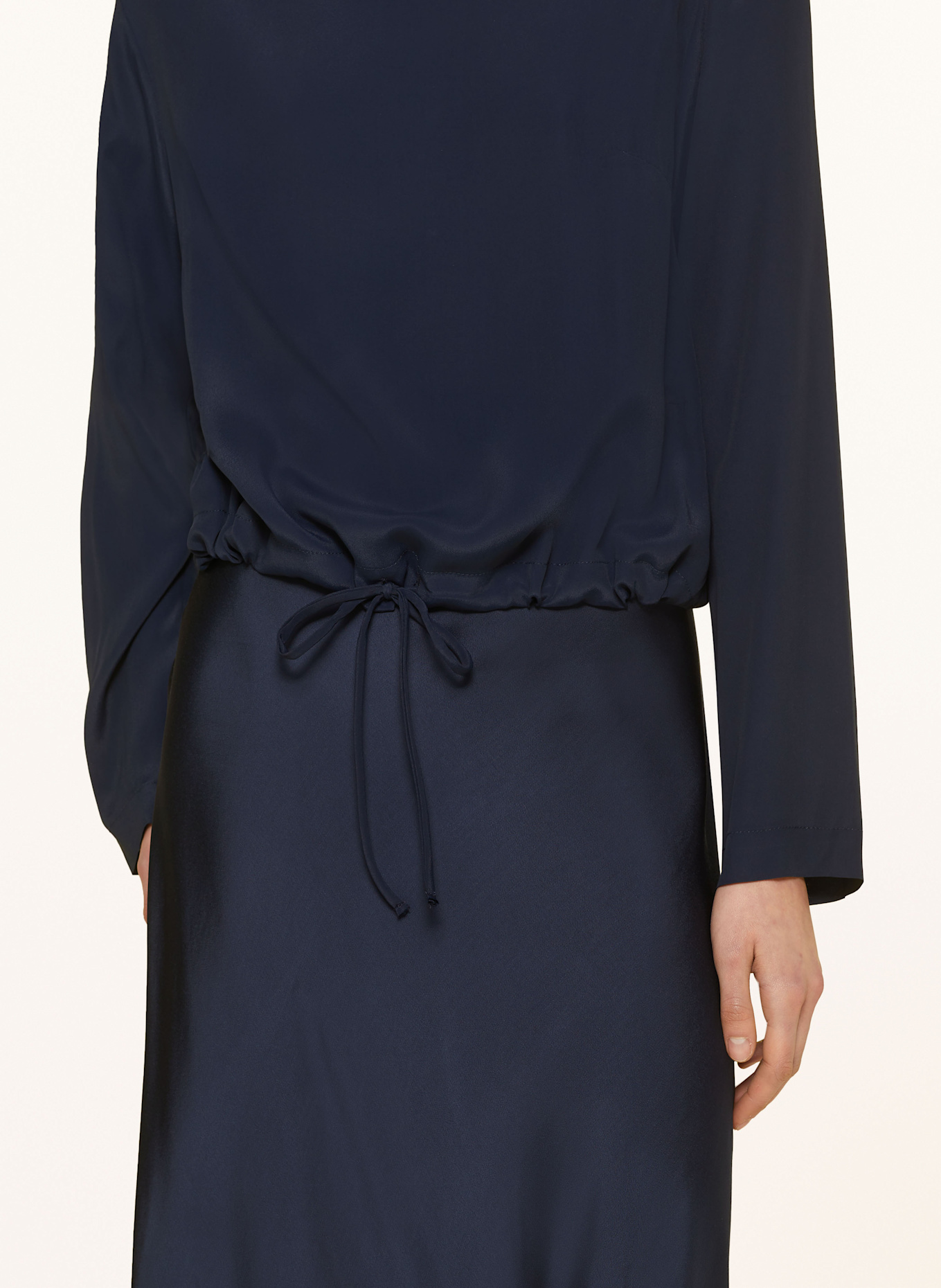 ottod'ame Blusenshirt mit Seide, Farbe: DUNKELBLAU (Bild 4)