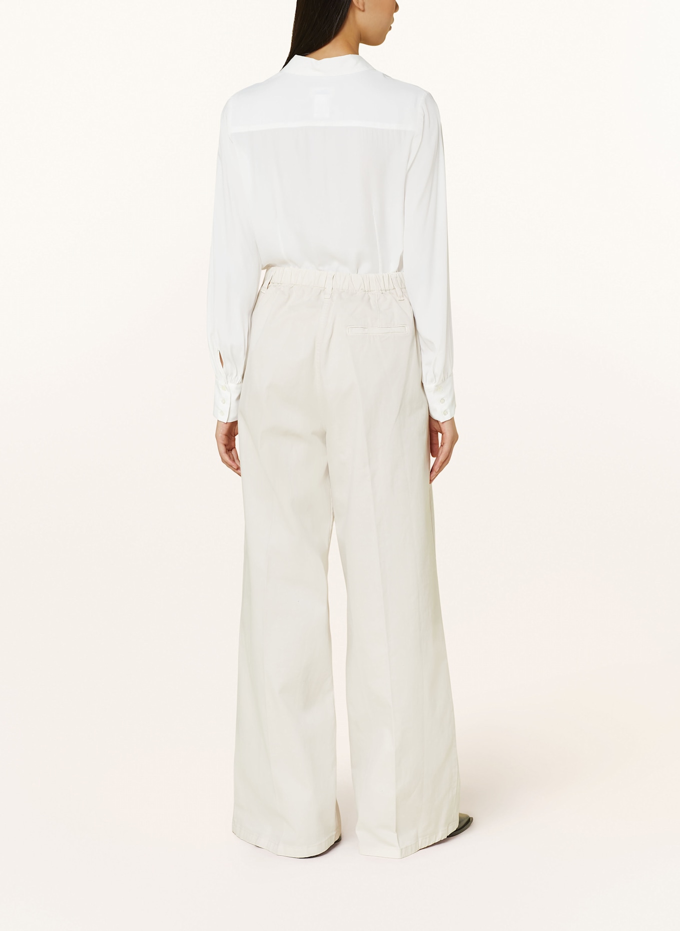 ottod'ame Hemdbluse ALE mit Seide: WEISS