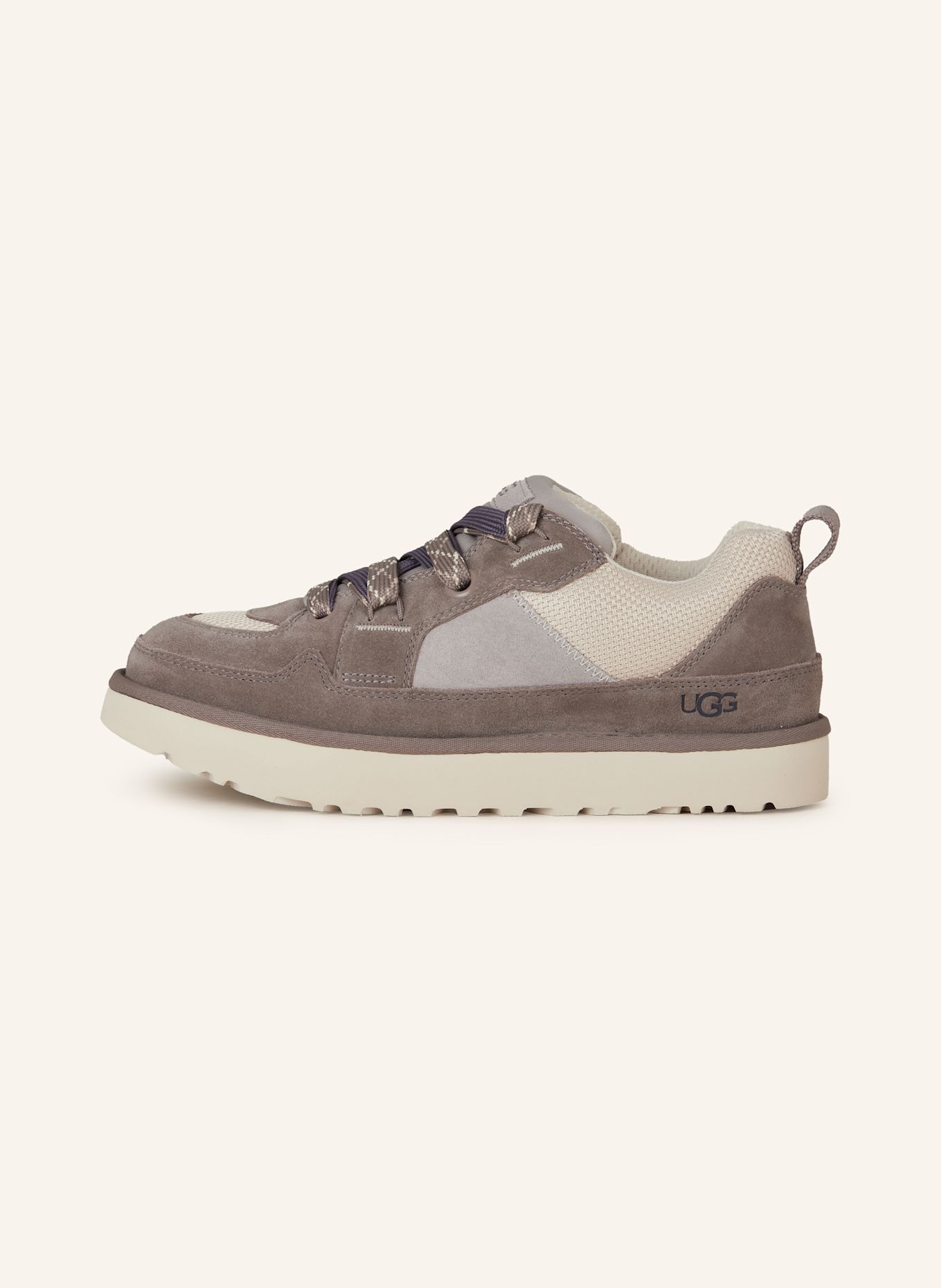 UGG Sneaker LO LOWEL: TAUPE/ ECRU