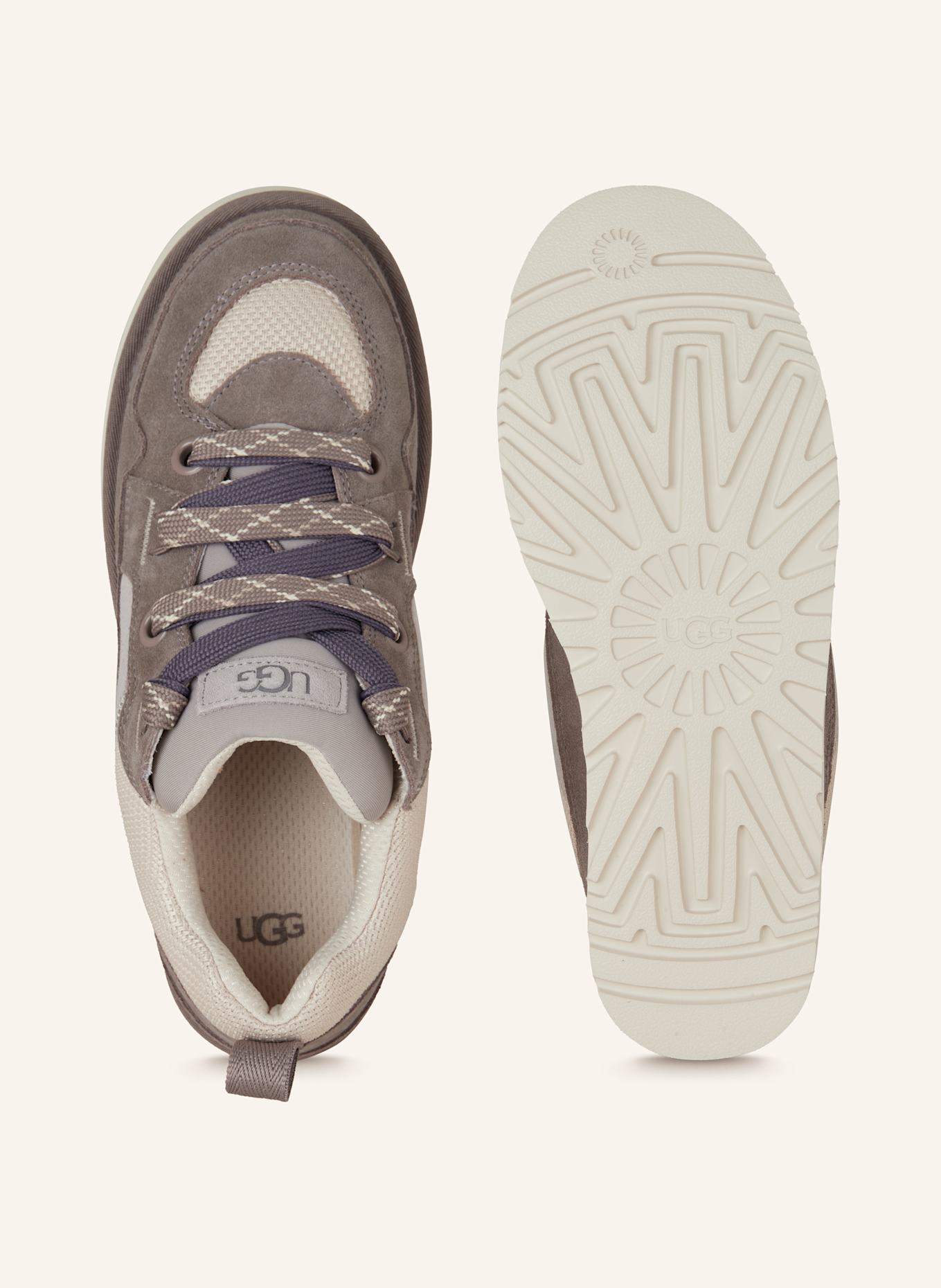 UGG Sneaker LO LOWEL: TAUPE/ ECRU