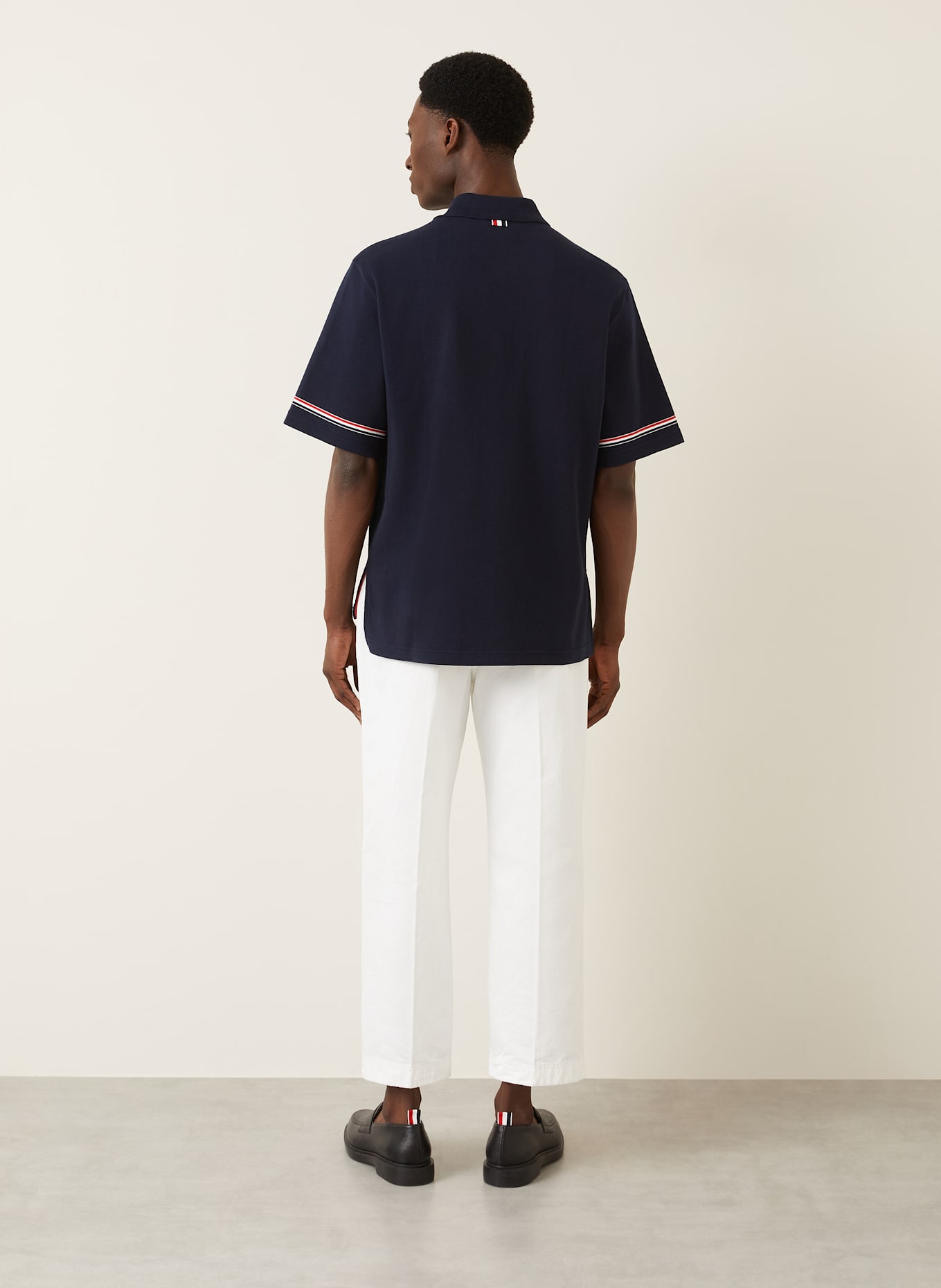 THOM BROWNE. Jersey-Poloshirt, Farbe: DUNKELBLAU (Bild 3)