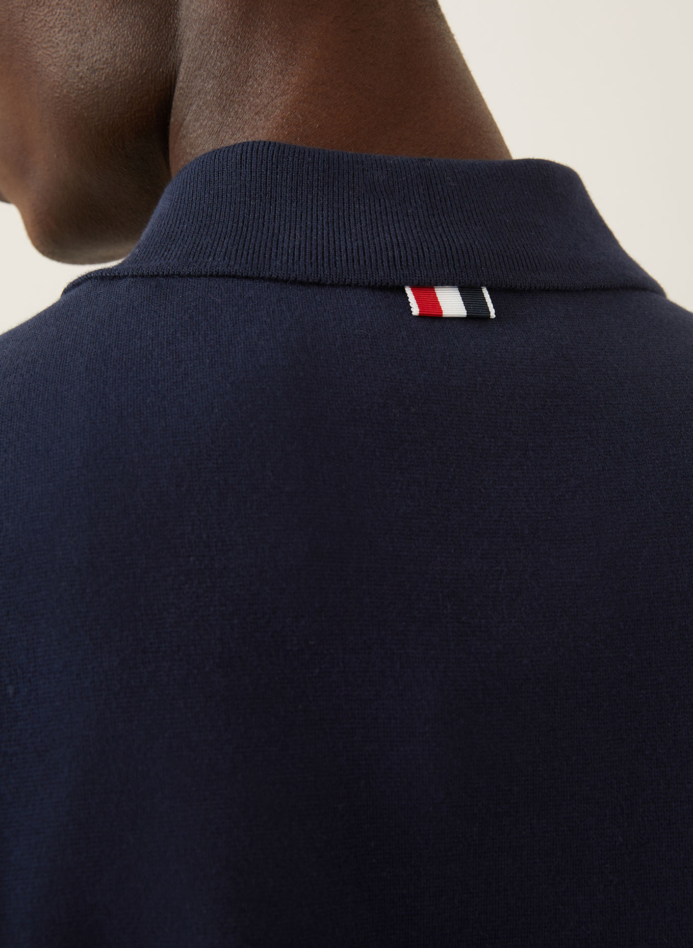 THOM BROWNE. Jersey-Poloshirt, Farbe: DUNKELBLAU (Bild 6)