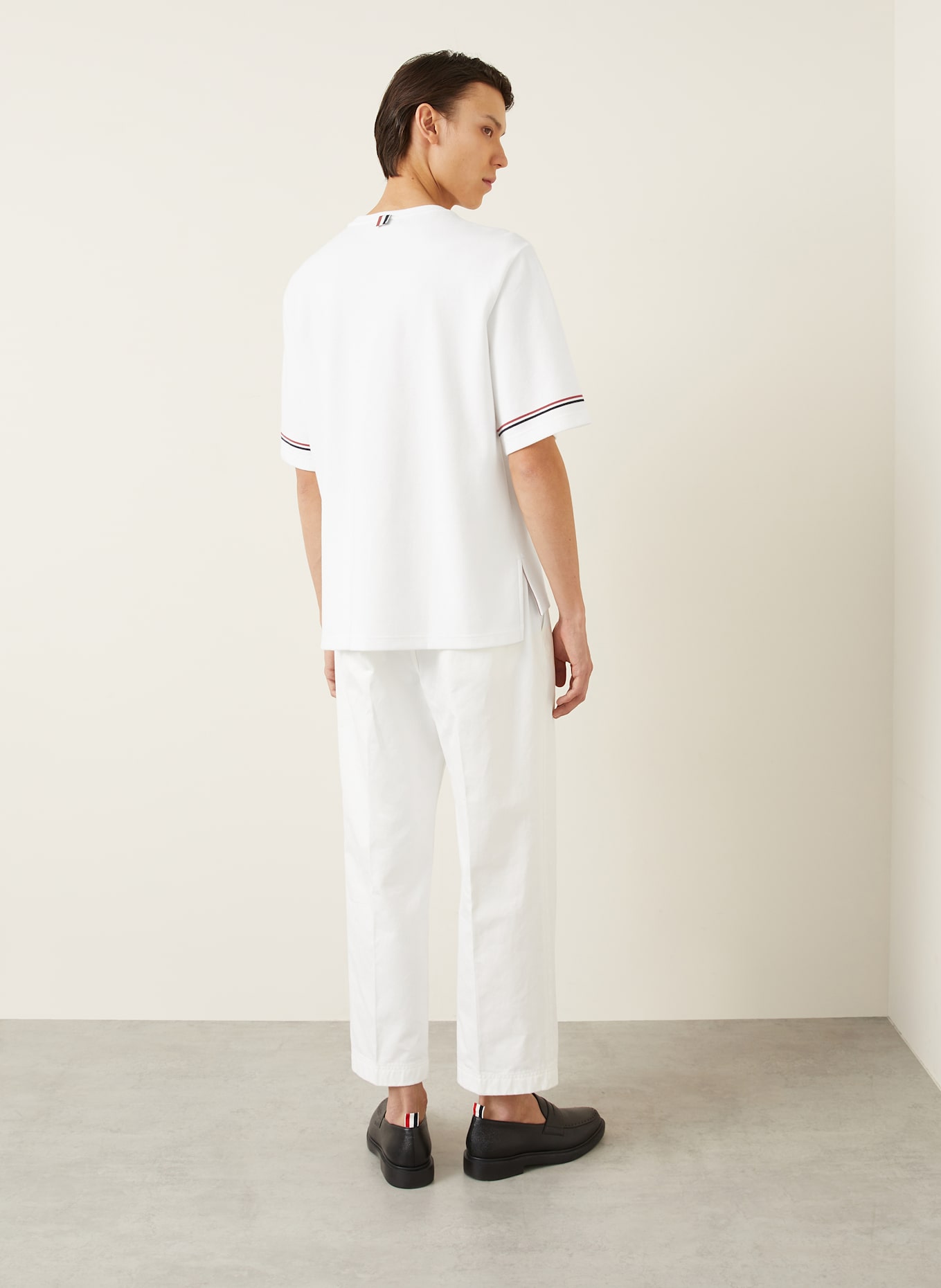 THOM BROWNE. T-Shirt: WEISS