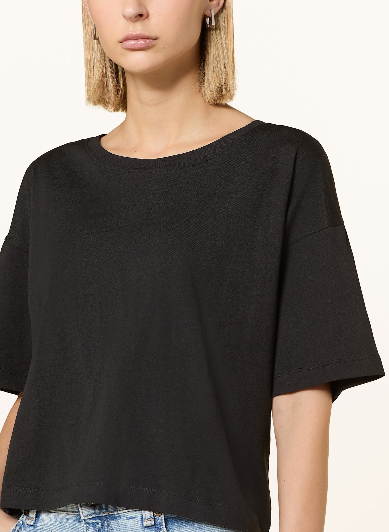 Marc O'Polo Schlafshirt: SCHWARZ