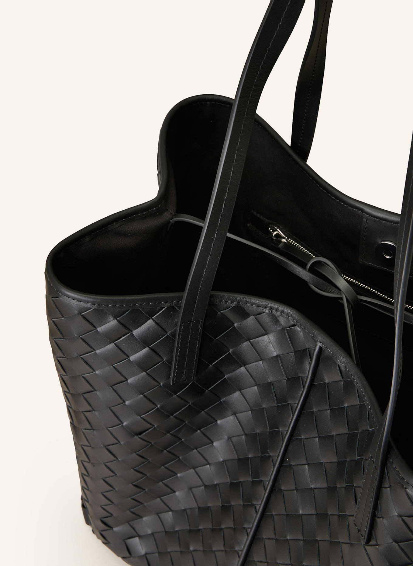 Marc O'Polo Torba shopper PIJA LARGE: CZARNY