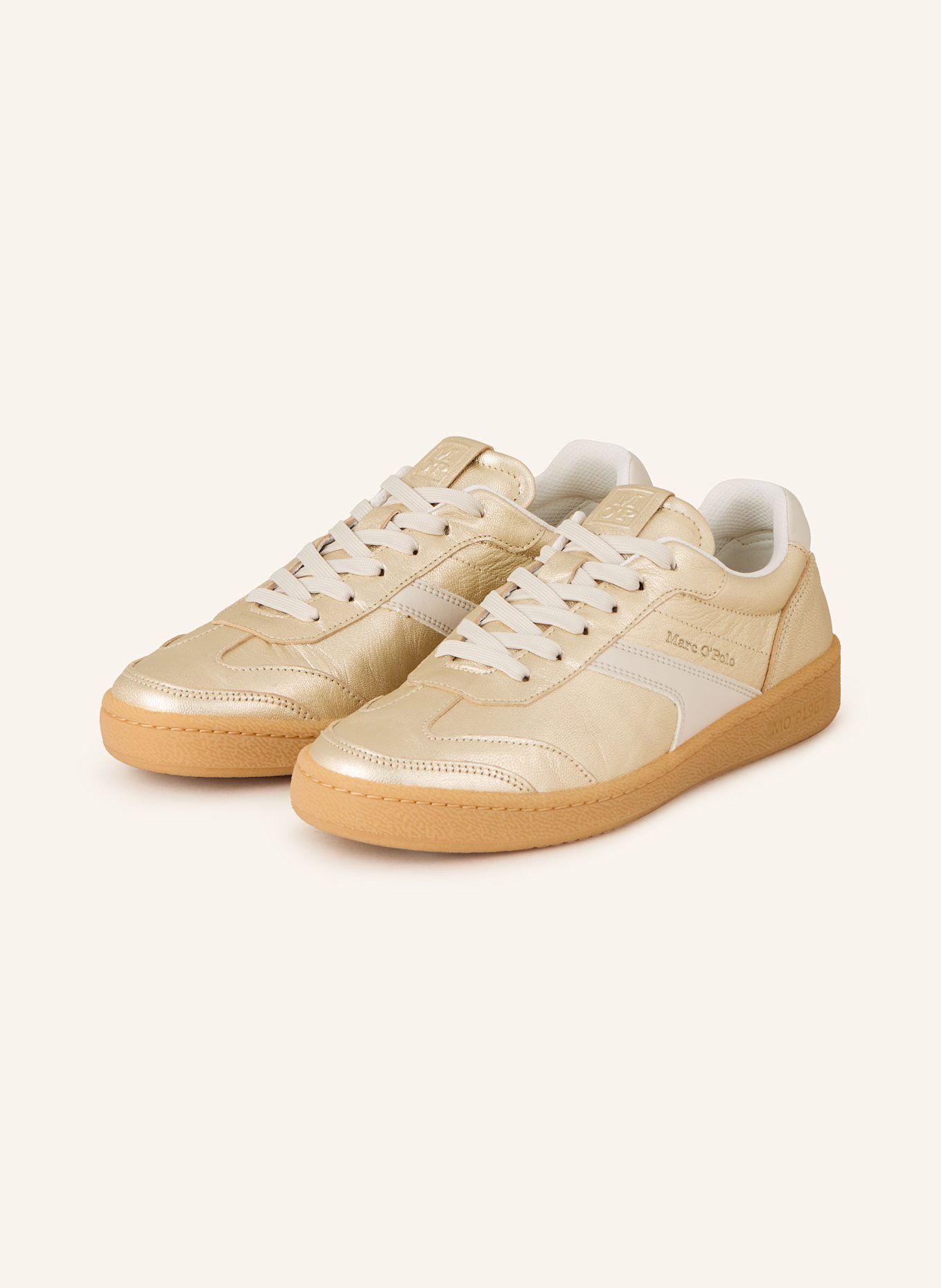 Marc O'Polo Sneakers: GOLD / WHITE