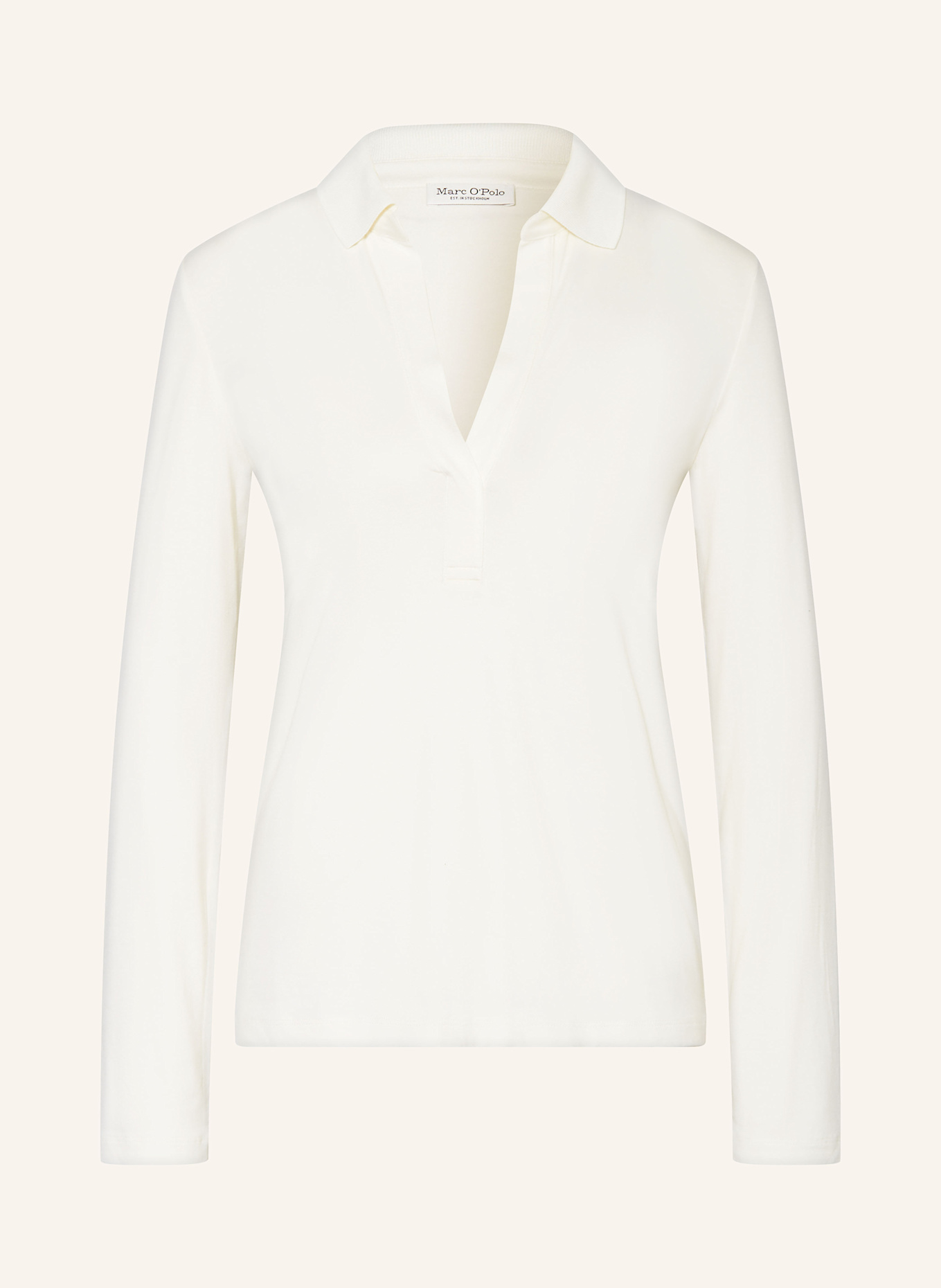 Marc O'Polo Blusenshirt aus Jersey: WEISS