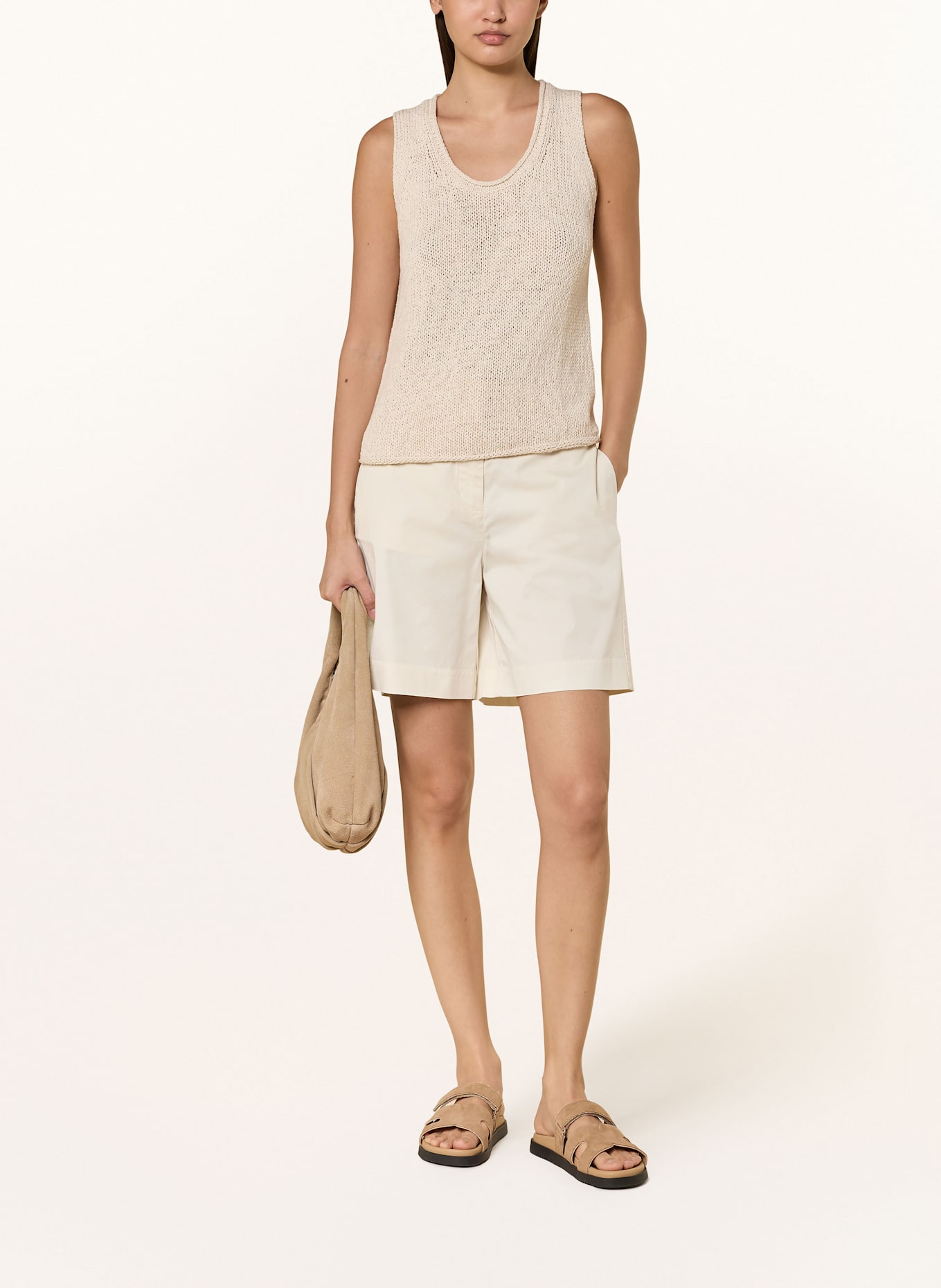 Marc O'Polo Shorts: CREME