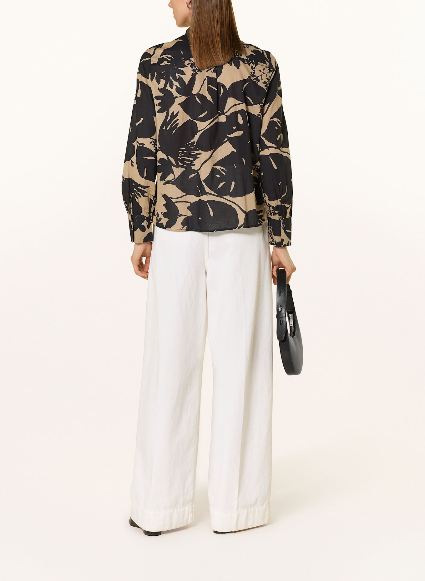 Marc O'Polo Hemdbluse: BRAUN / SCHWARZ